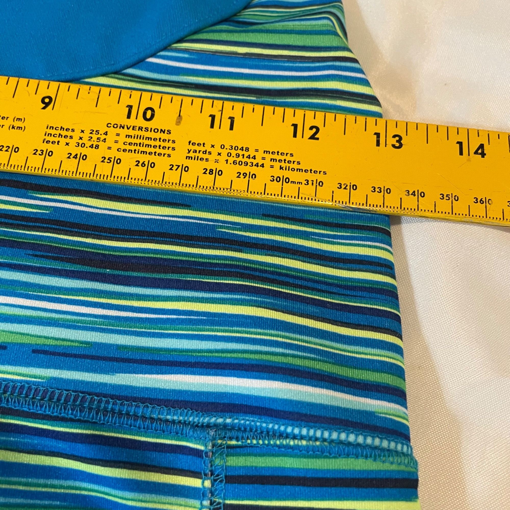 Old Navy Old Navy Active S Blue Striped Racerback Athletic Tank For W Size S / US 4 / IT 40 - 7 Thumbnail