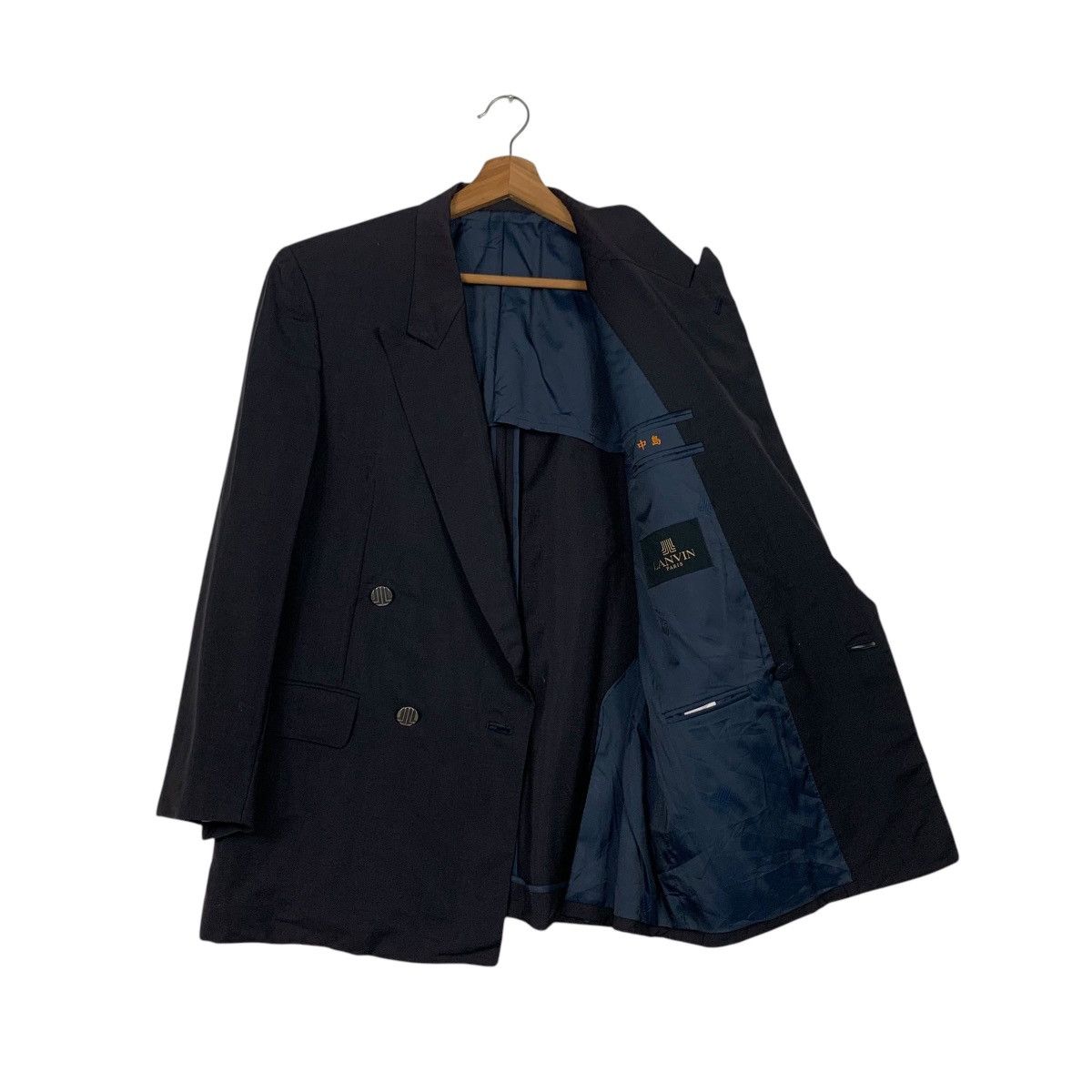 Lanvin LANVIN PARIS Double Breast Suit Jacket Blazers #2295-C102 Size 44R - 9 Thumbnail