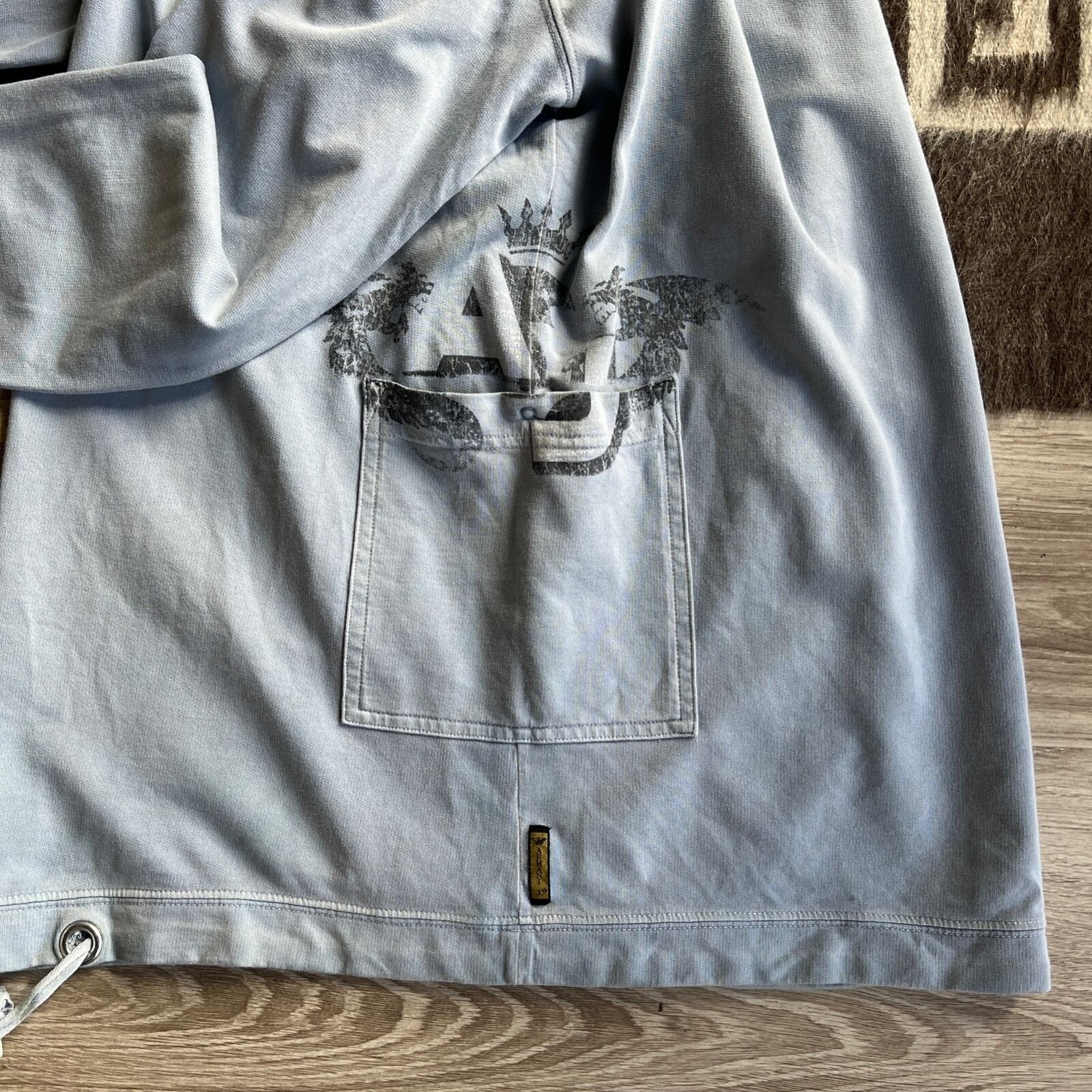 Armani Armani Jeans Y2K Vintage Half 1/4 Zip Sweatshirt 9005AC Size US L / EU 52-54 / 3 - 7 Thumbnail