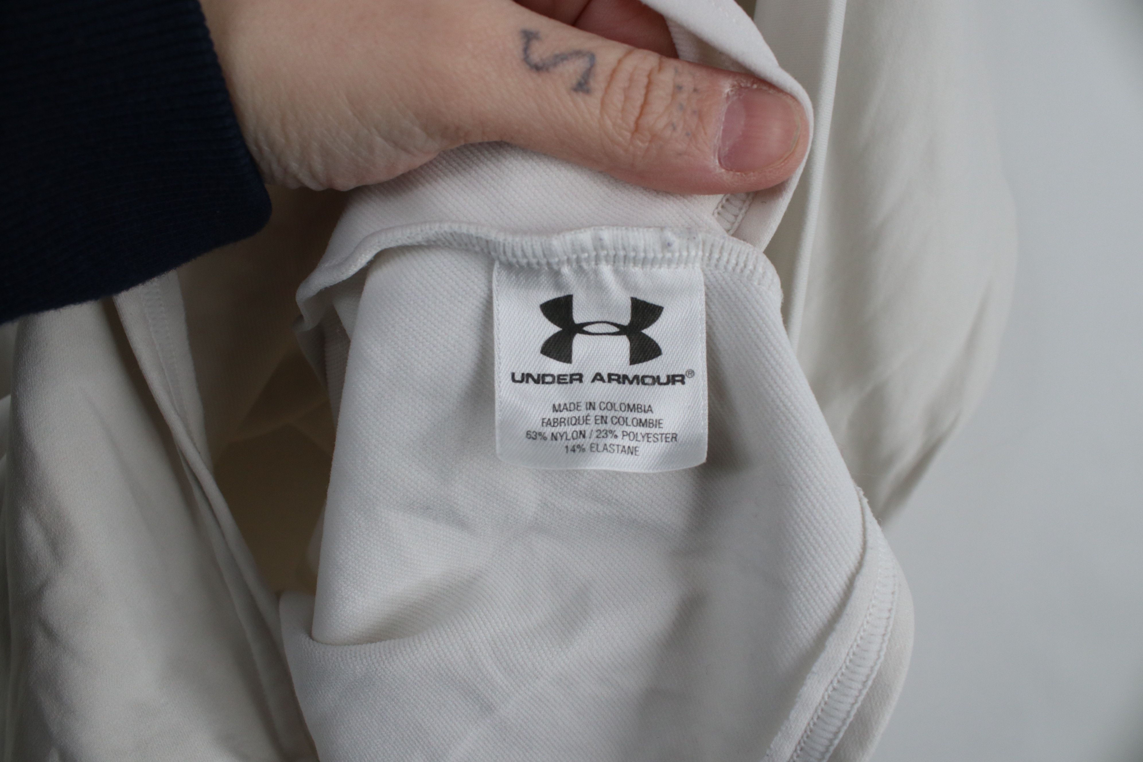 Under Armour × Vintage Under Armour Compression Mock Neck Long Sleeve T-Shirt White Size US XL / EU 56 / 4 - 7 Thumbnail