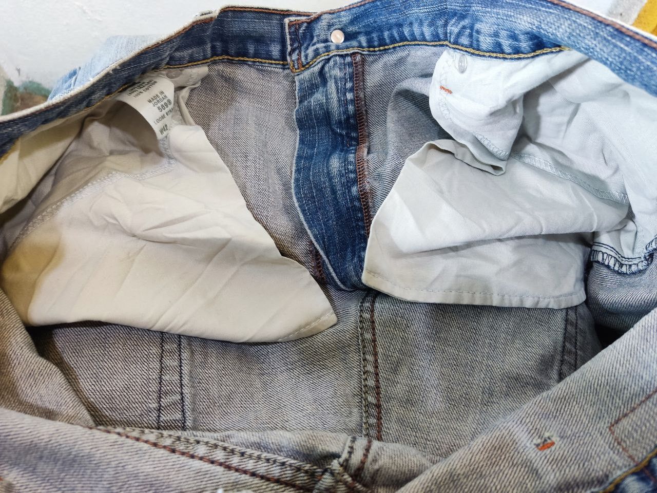 Levi's vintage levis 569 loose straight distressed denim Size US 44 / EU 60 - 3 Thumbnail