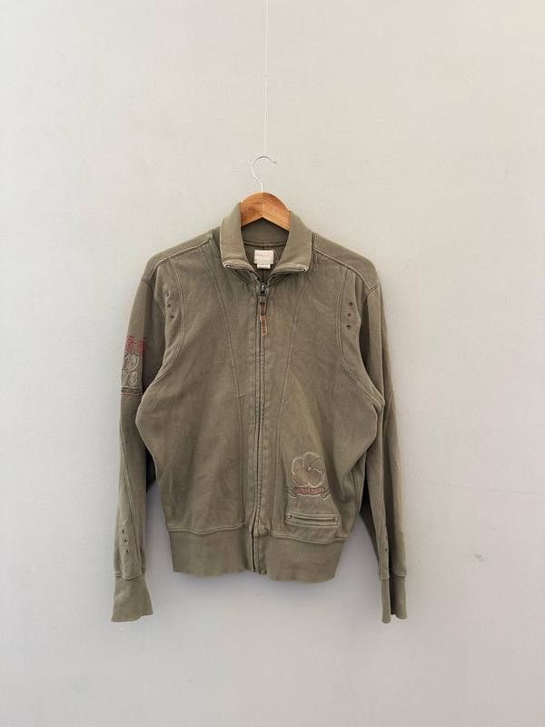 Diesel VTG CROPPED WASHED DIESEL HOODIE AVANT GARDE Y2K Size US M / EU 48-50 / 2 - 1 Thumbnail