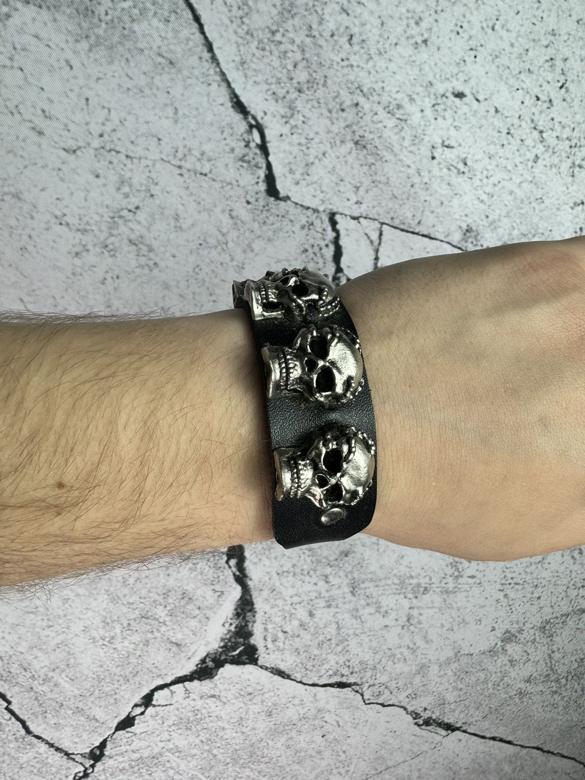 Other Punk Skeleton Skull metal Bracelet Size ONE SIZE - 2 Thumbnail