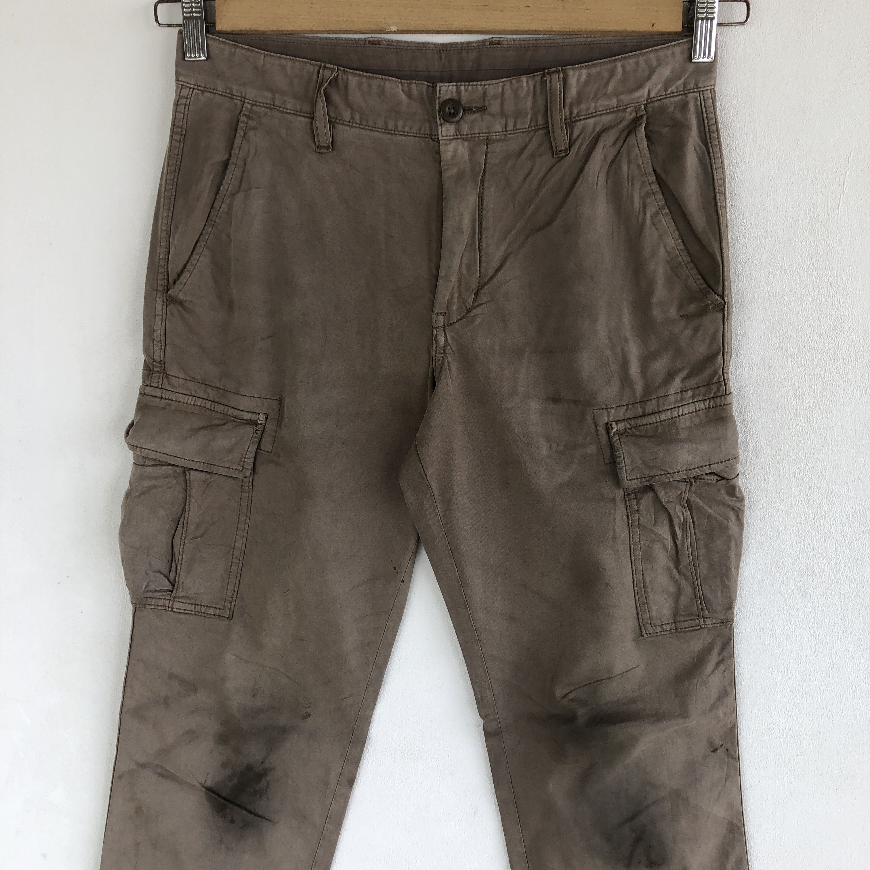 Japanese Brand Vintage Japanese Cargo Pants Multi Pocket Fatigue Trousers Size US 30 / EU 46 - 3 Thumbnail