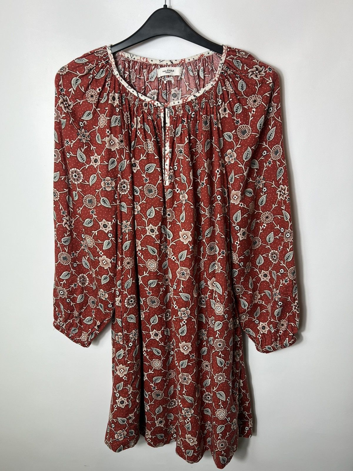 Isabel Marant Etoile Isabel Marant Etoile Tockya Floral Print Linen Tunic Dress Size M / US 6-8 / IT 42-44 - 1 Thumbnail