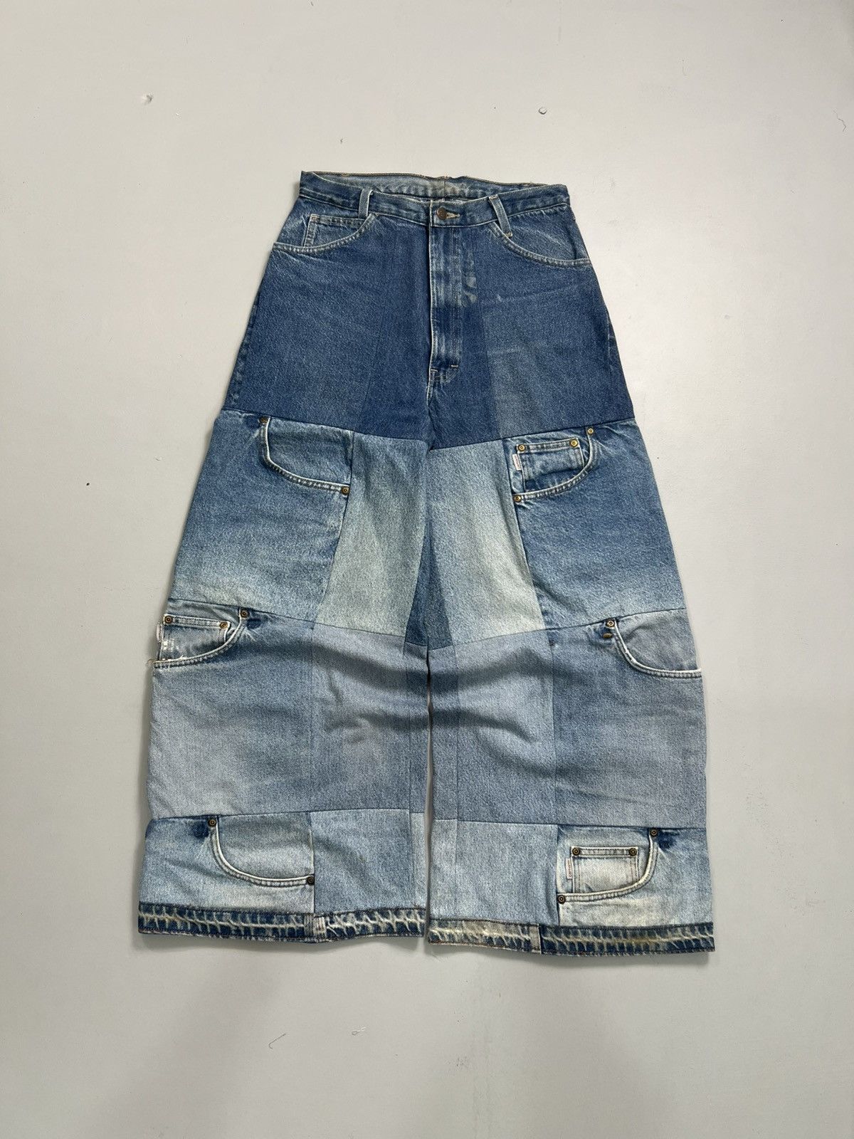 Other 10f1 super baggy wide leg multipocket denim Size US 31 - 3 Thumbnail
