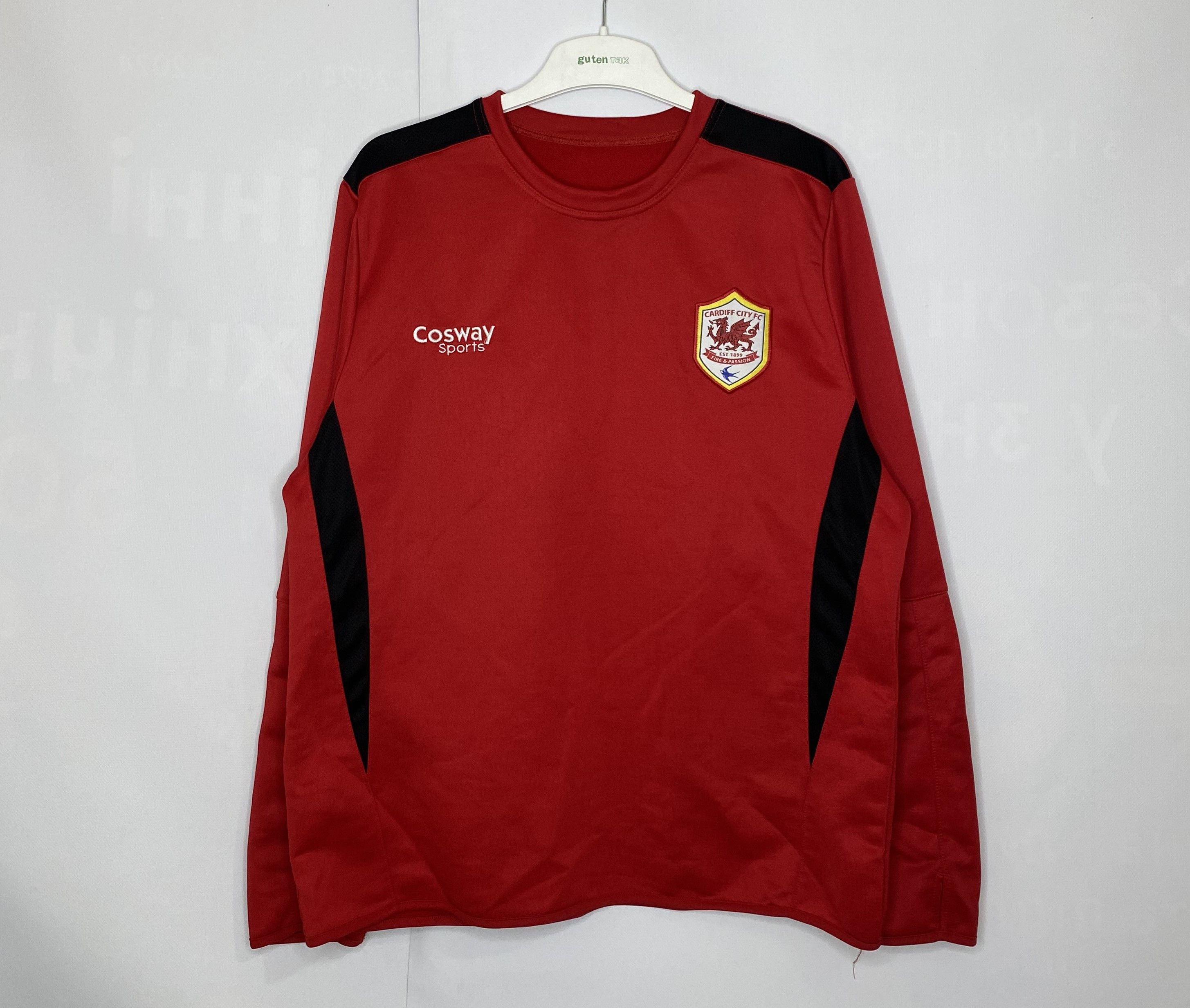 Adidas CARDIFF CITY 2014 2015 TRAINING FOOTBALL SHIRT SOCCER JERSEY Size US L / EU 52-54 / 3 - 1 Thumbnail