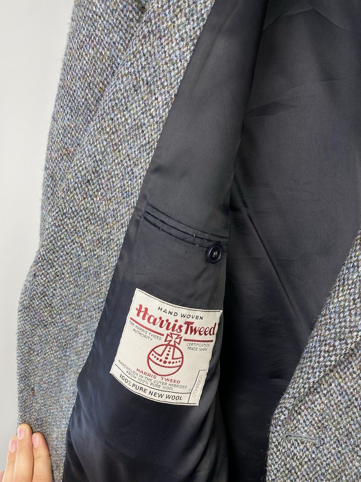 Harris Tweed Vintage Harris Tweed Pure Wool Blazer Jacket Size 42L - 18 Thumbnail