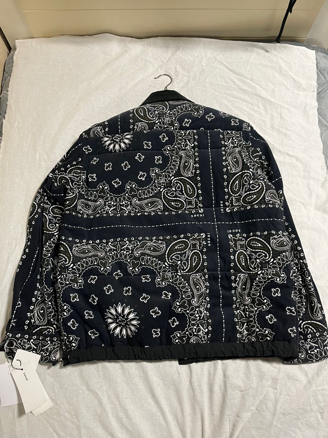 sacai 19AW paisley print jacket / SIZE：3 sacai paisley-print shirt jacket | REVERSIBLE