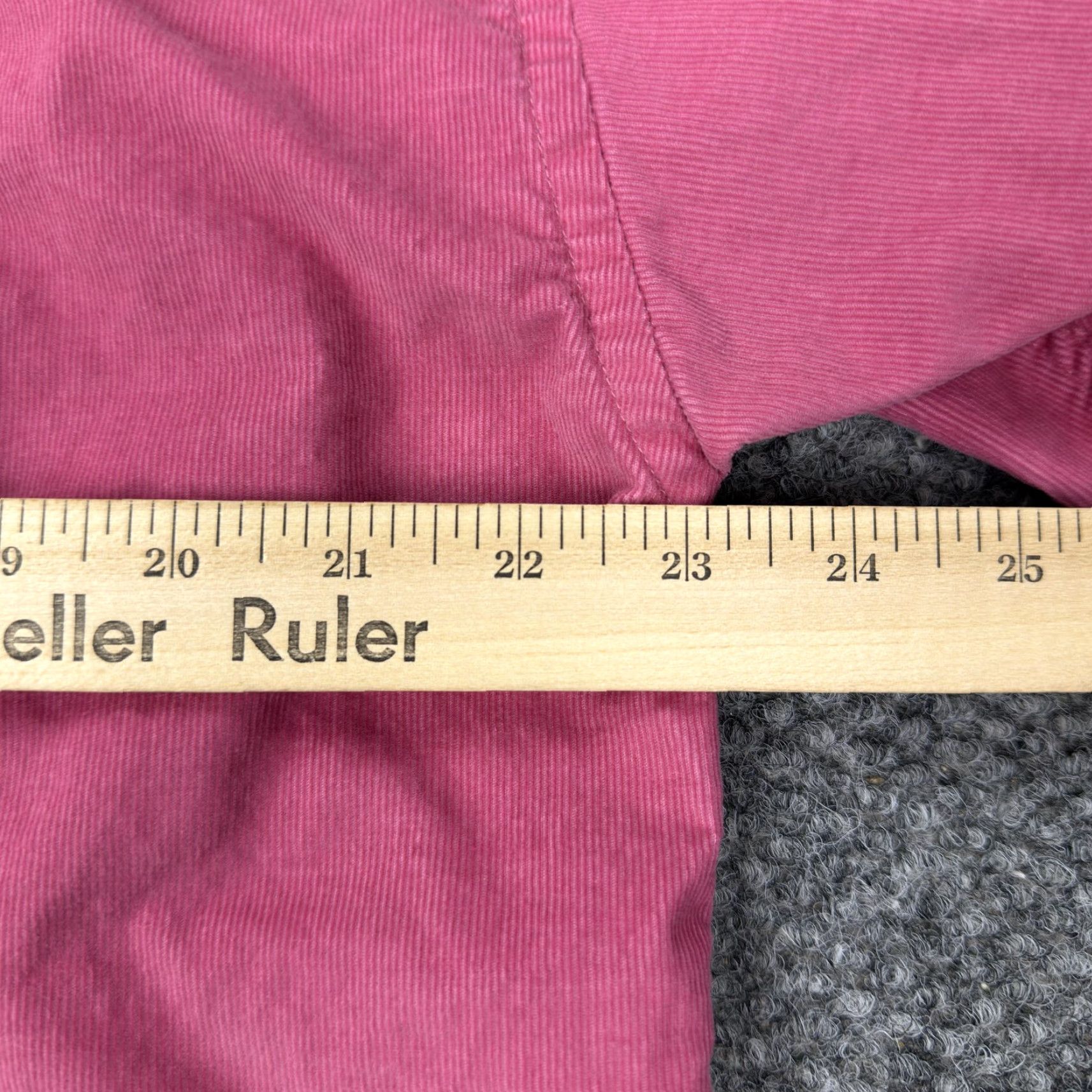 Vintage Woolrich Shirt Women 14 Pink Corduroy Button-Front Long Sleeve Collared 100% Cotton Vintage? No (use correct) - Womens Apparel Size XL / US 12-14 / IT 48-50 - 7 Thumbnail