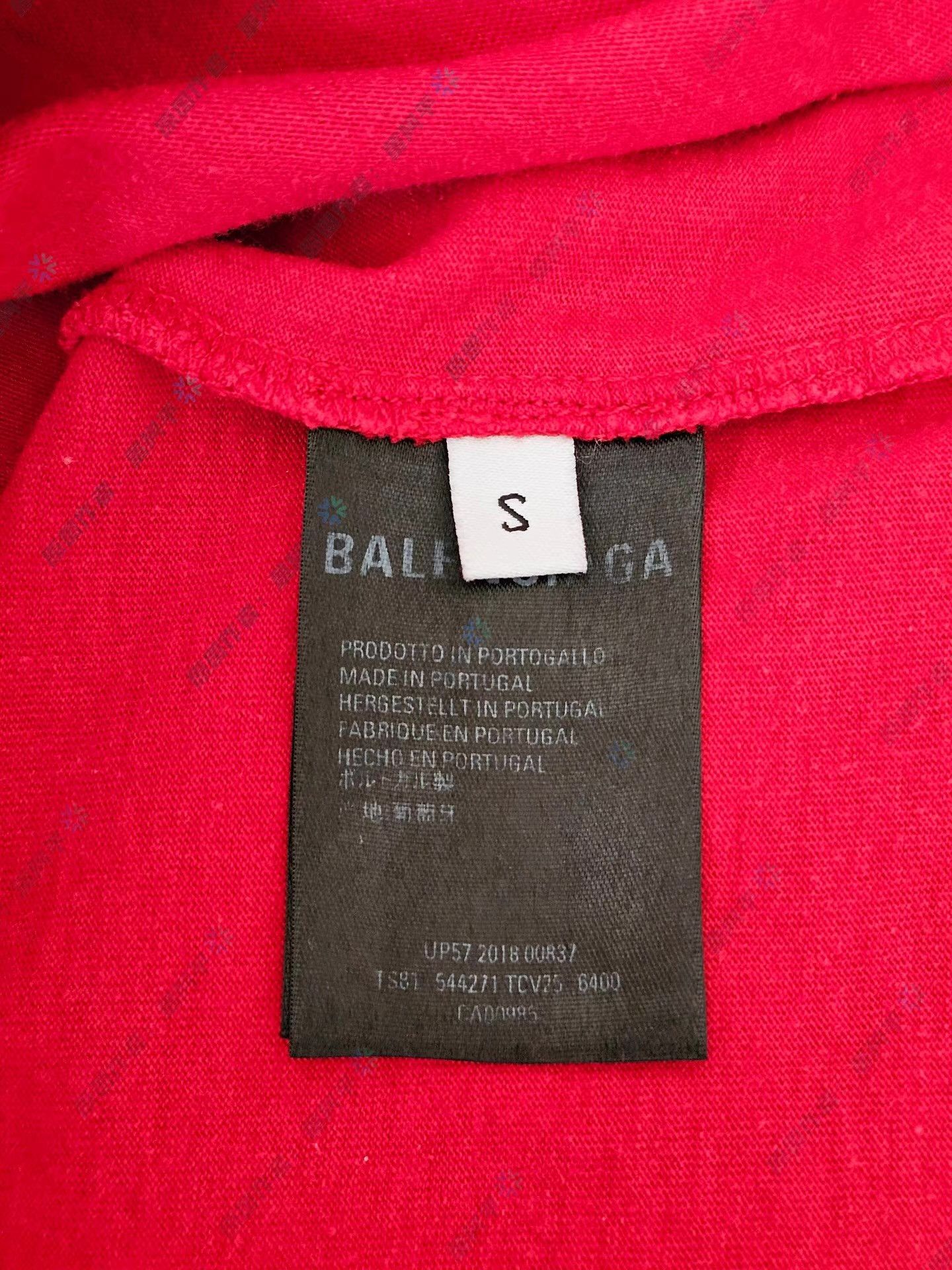 Balenciaga Balenciaga Red Wheat Ear Short Sleeve T-shirt Q4 Size US S / EU 44-46 / 1 - 5 Thumbnail