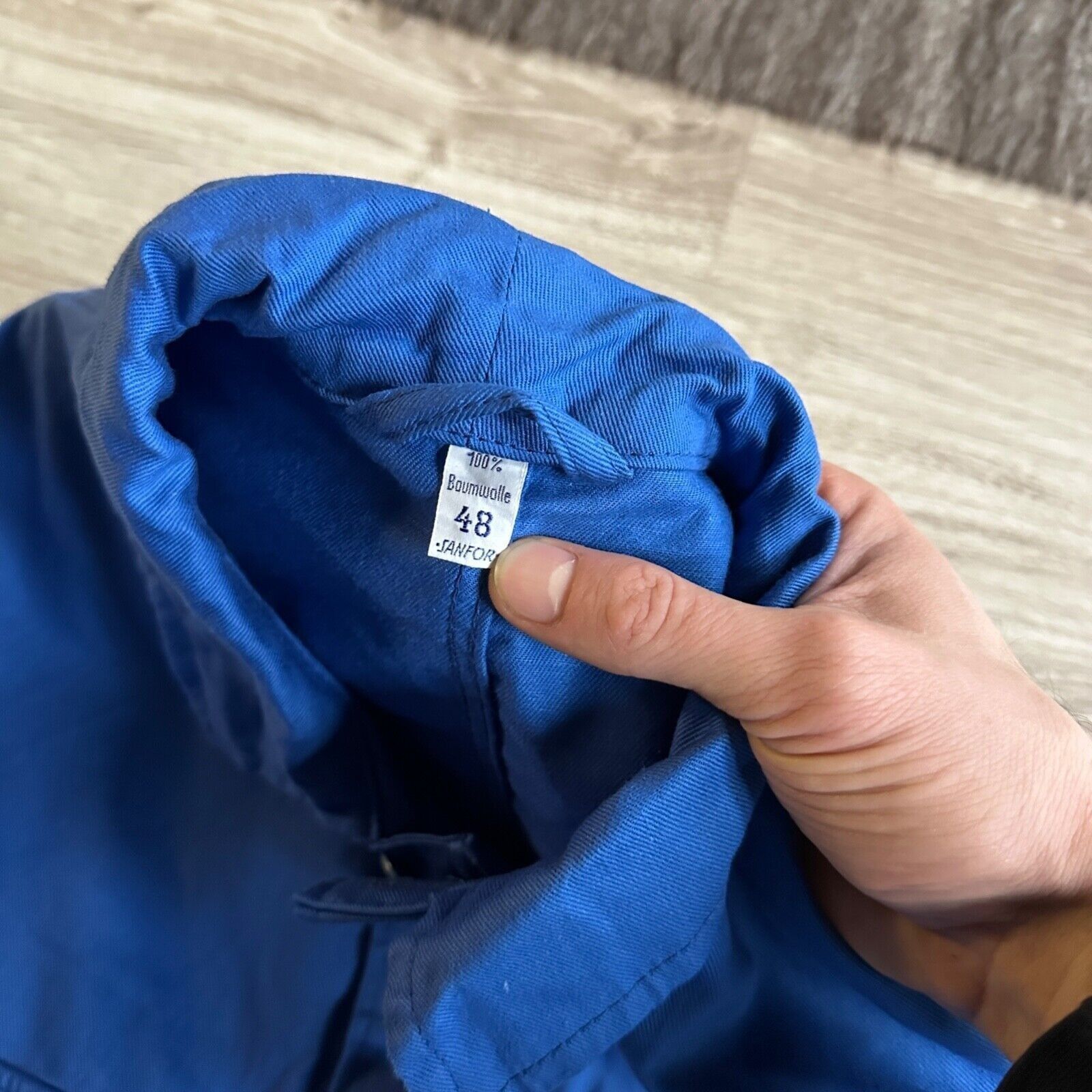 Le Laboureur Vintage Pionier French Workwear Sanfor Chore Jacket 8390ACK Size US M / EU 48-50 / 2 - 5 Thumbnail