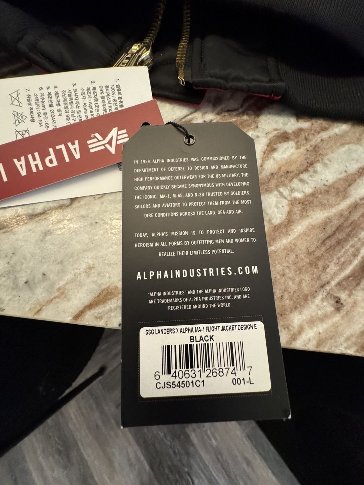 Alpha Industries Alpha Industries SSG Landers Bomber LIMITED EDITION Size US L / EU 52-54 / 3 - 6 Thumbnail