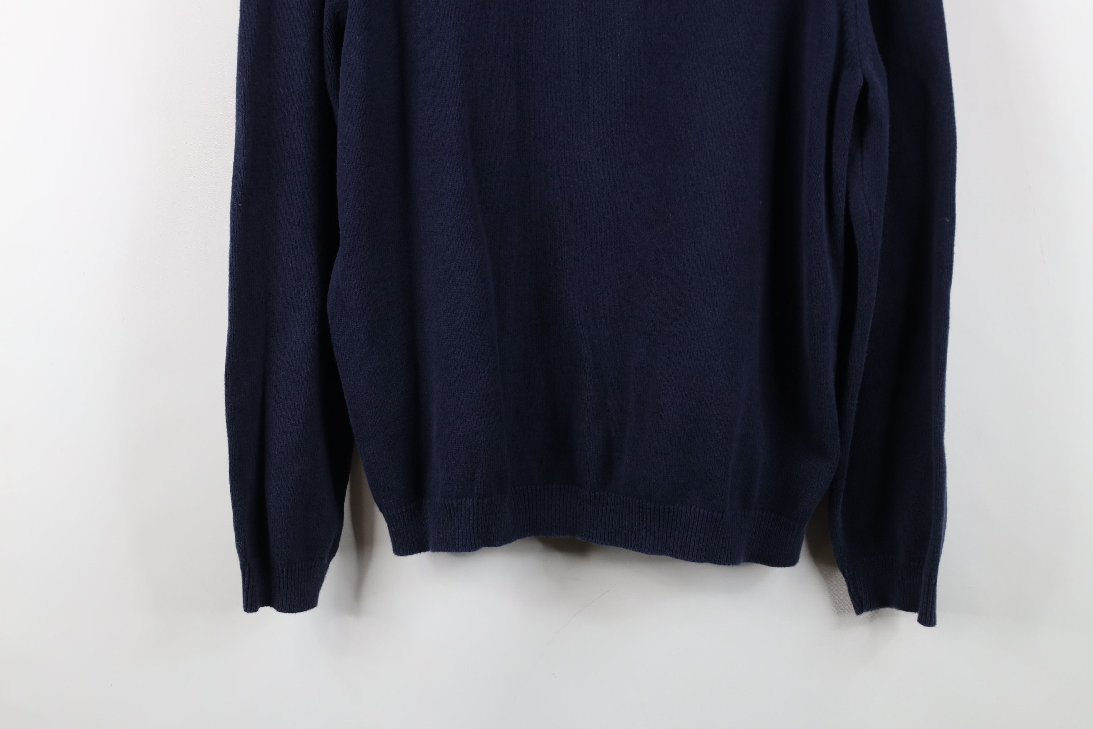 Eddie Bauer Vintage Eddie Bauer Blank Cotton Knit Collared Sweater Blue Size US M / EU 48-50 / 2 - 11 Thumbnail