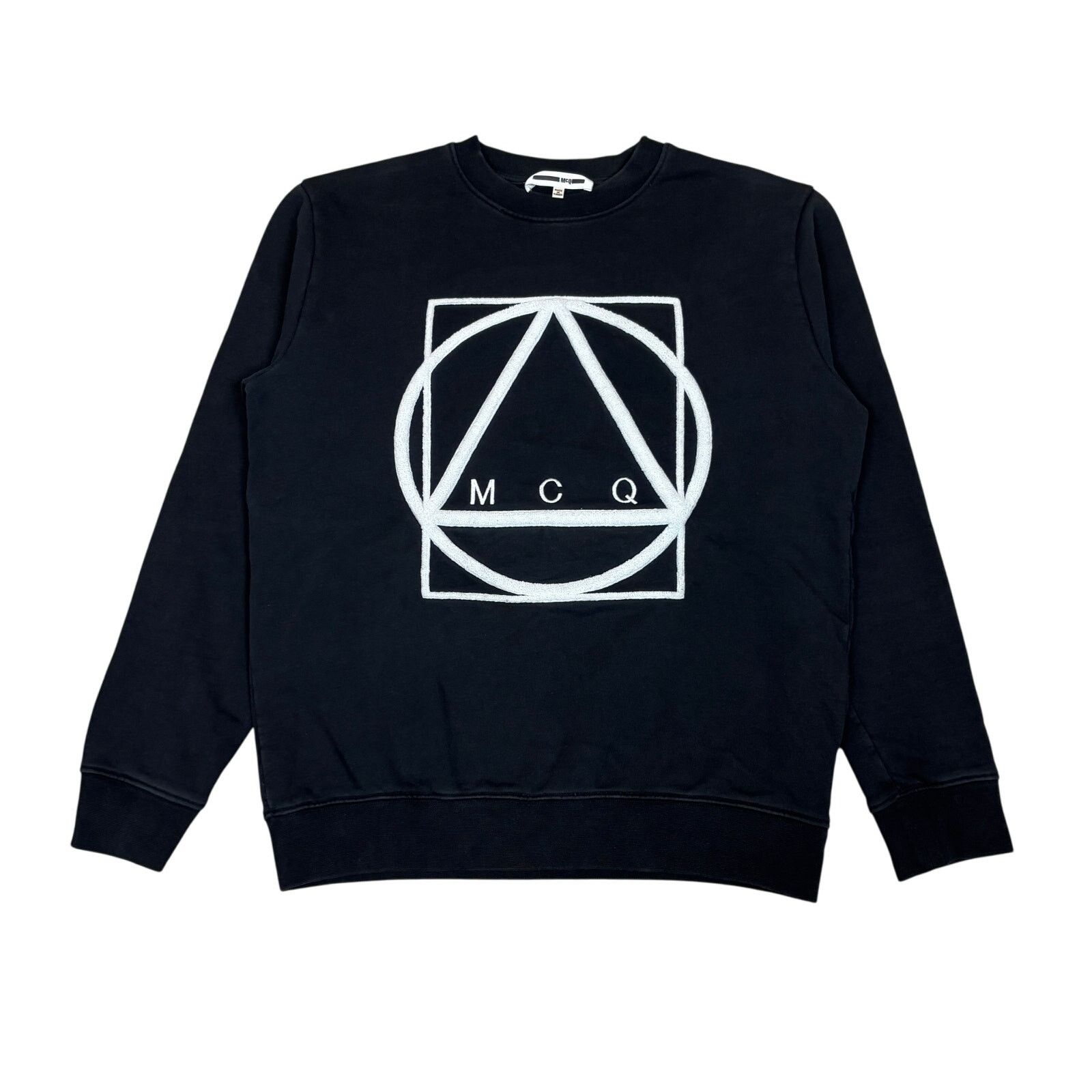 パーカー・フーディ ALEXANDER MCQUEEN Men Hoodies 829321 Q1BDL9009 Beige Men's McQueen Logo Cropped Hoodie in White | Alexander