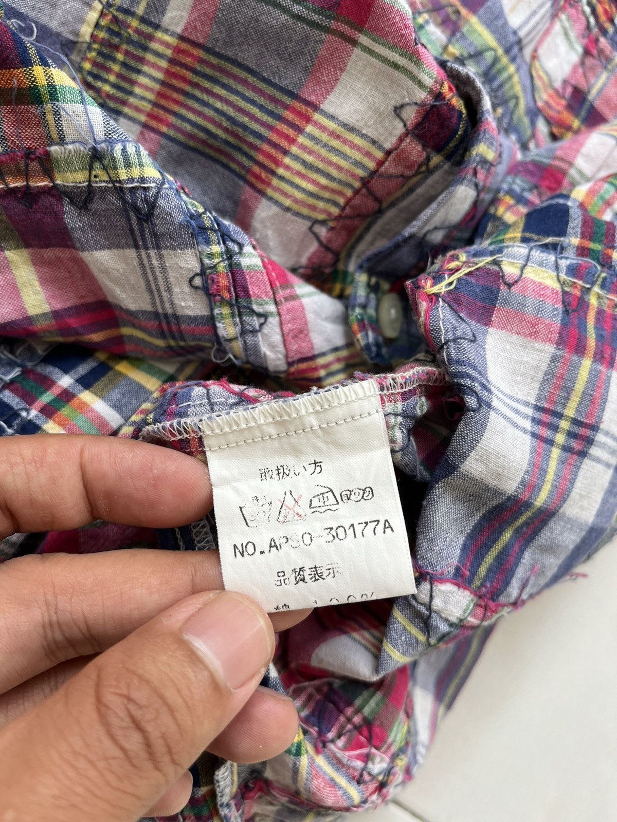 If Six Was Nine × Japanese Brand × Le Grande Bleu (L.G.B.) Rare 💥 Royal Flash Patch Work Shirt Size US S / EU 44-46 / 1 - 10 Thumbnail