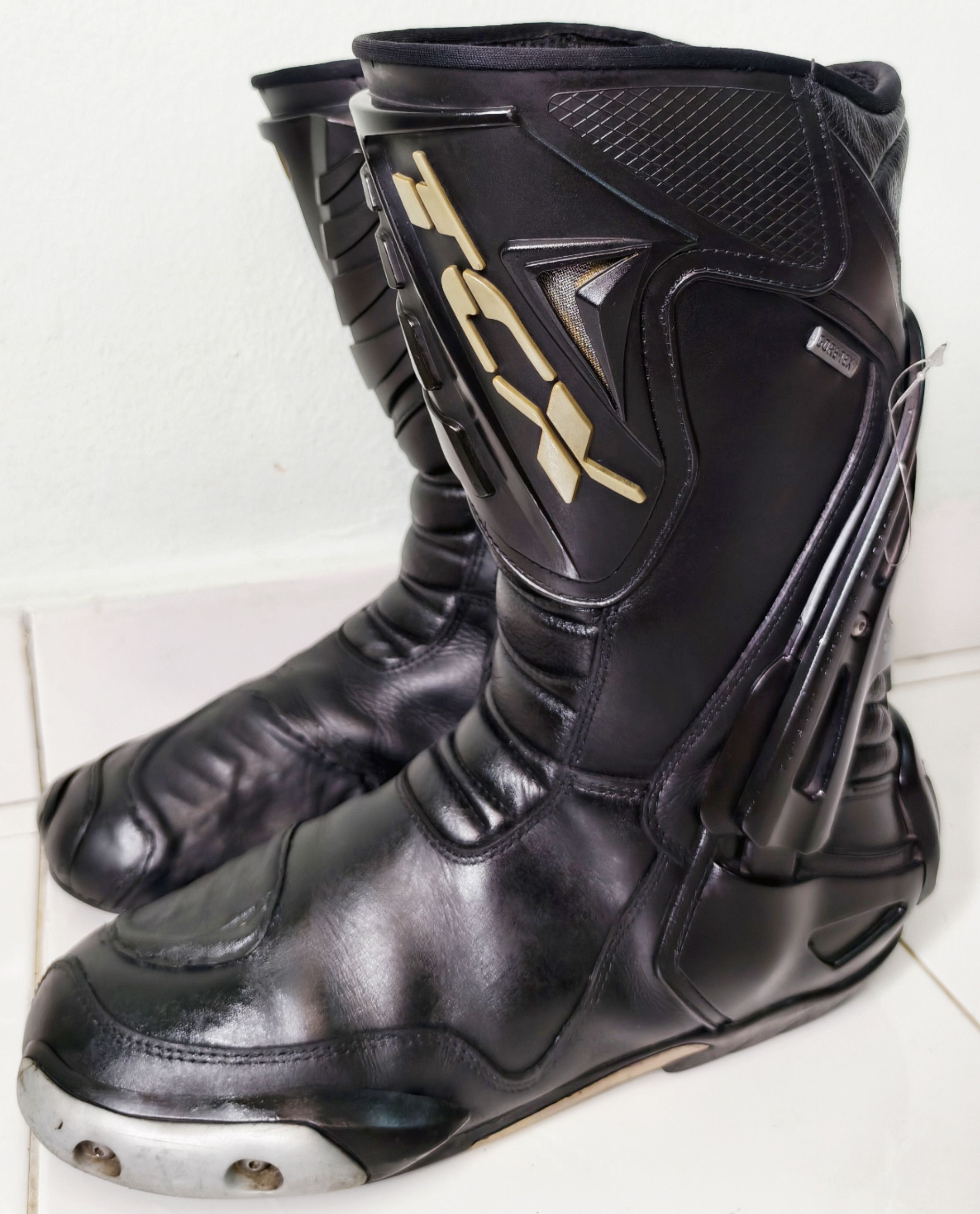 Vintage TCX motorcross boots leather men's Size US 9 / EU 42 - 5 Thumbnail