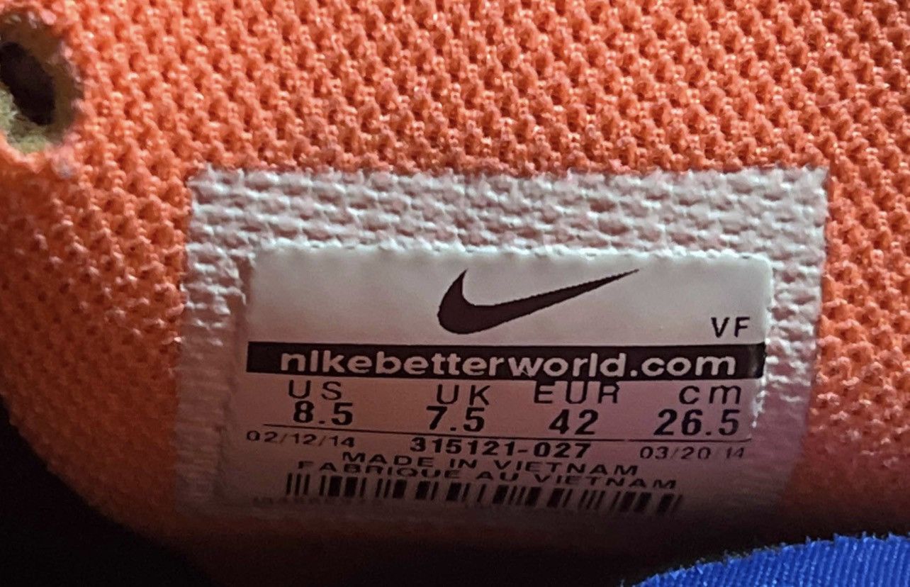 Nike Nike Air Force 1 High Royal Bright Mango 315121-027 Size US 8.5 / EU 41-42 - 8 Thumbnail