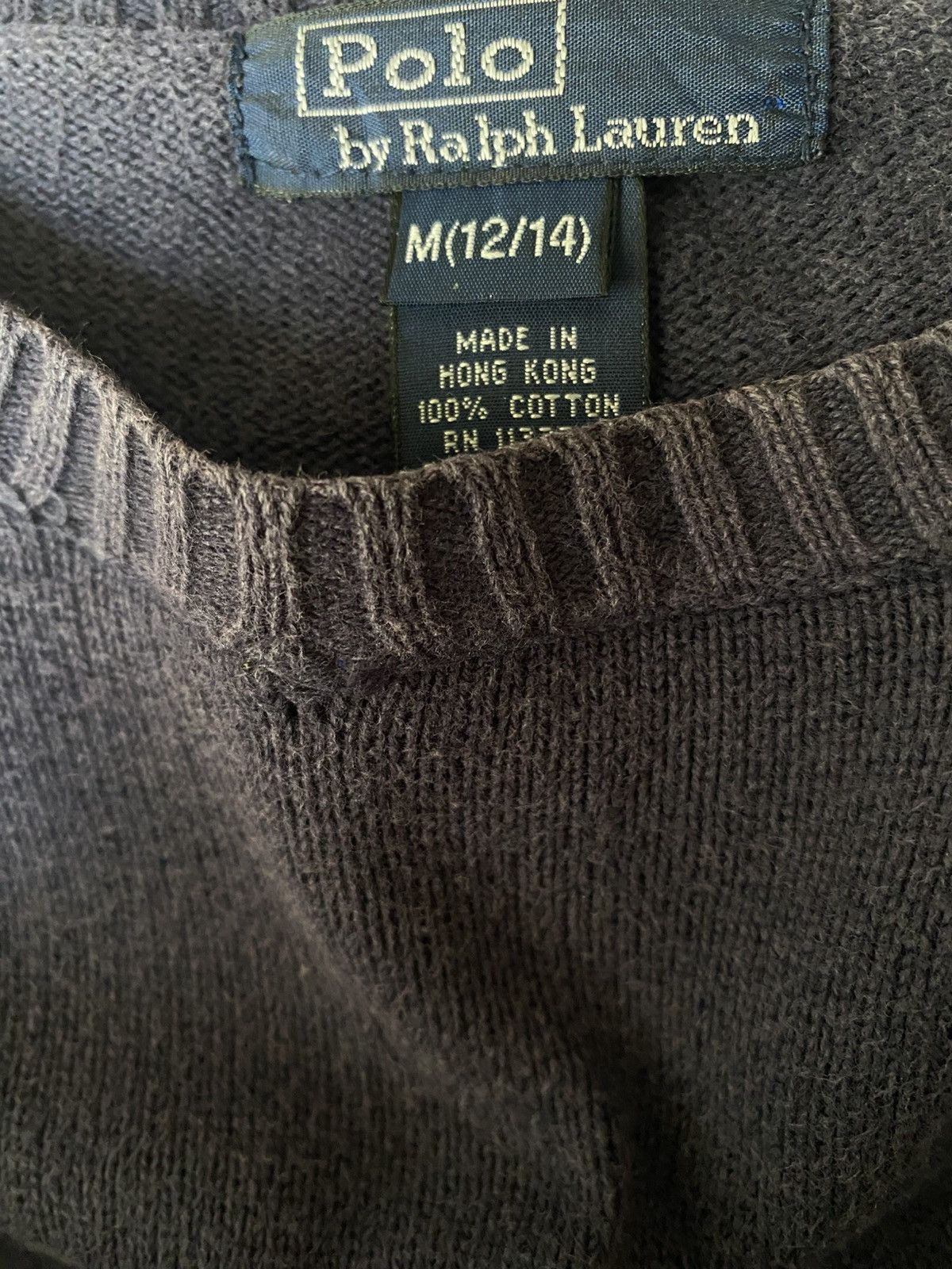 Polo Ralph Lauren Polo by Ralph Lauren Blue Knit Crewneck Sweater Size US M / EU 48-50 / 2 - 17 Thumbnail