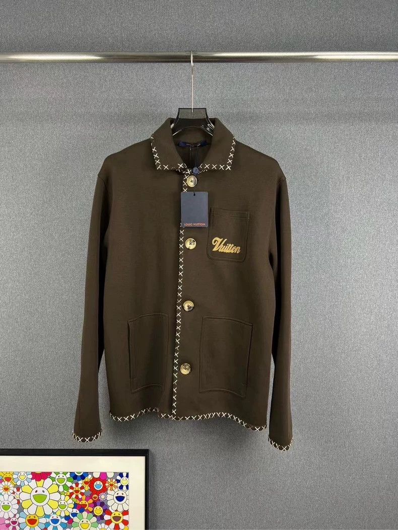 Louis Vuitton louis vuitton brown embroidered jacket M size-dmc Size US M / EU 48-50 / 2 - 1 Thumbnail