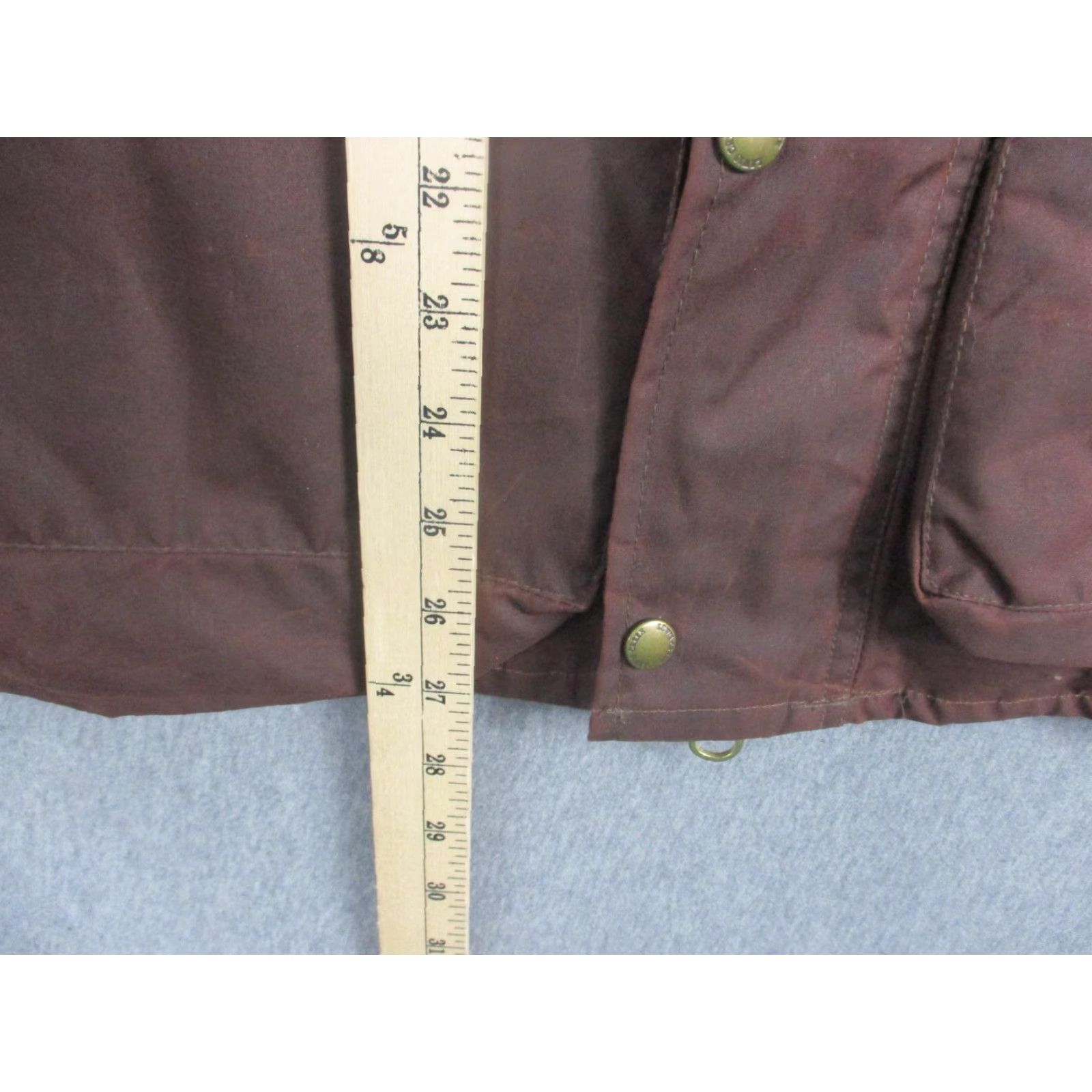 Vintage Lewis Creek Vest Mens Medium Brown Waxed Cotton Shooting Hunting Made Scotland Size US M / EU 48-50 / 2 - 5 Thumbnail