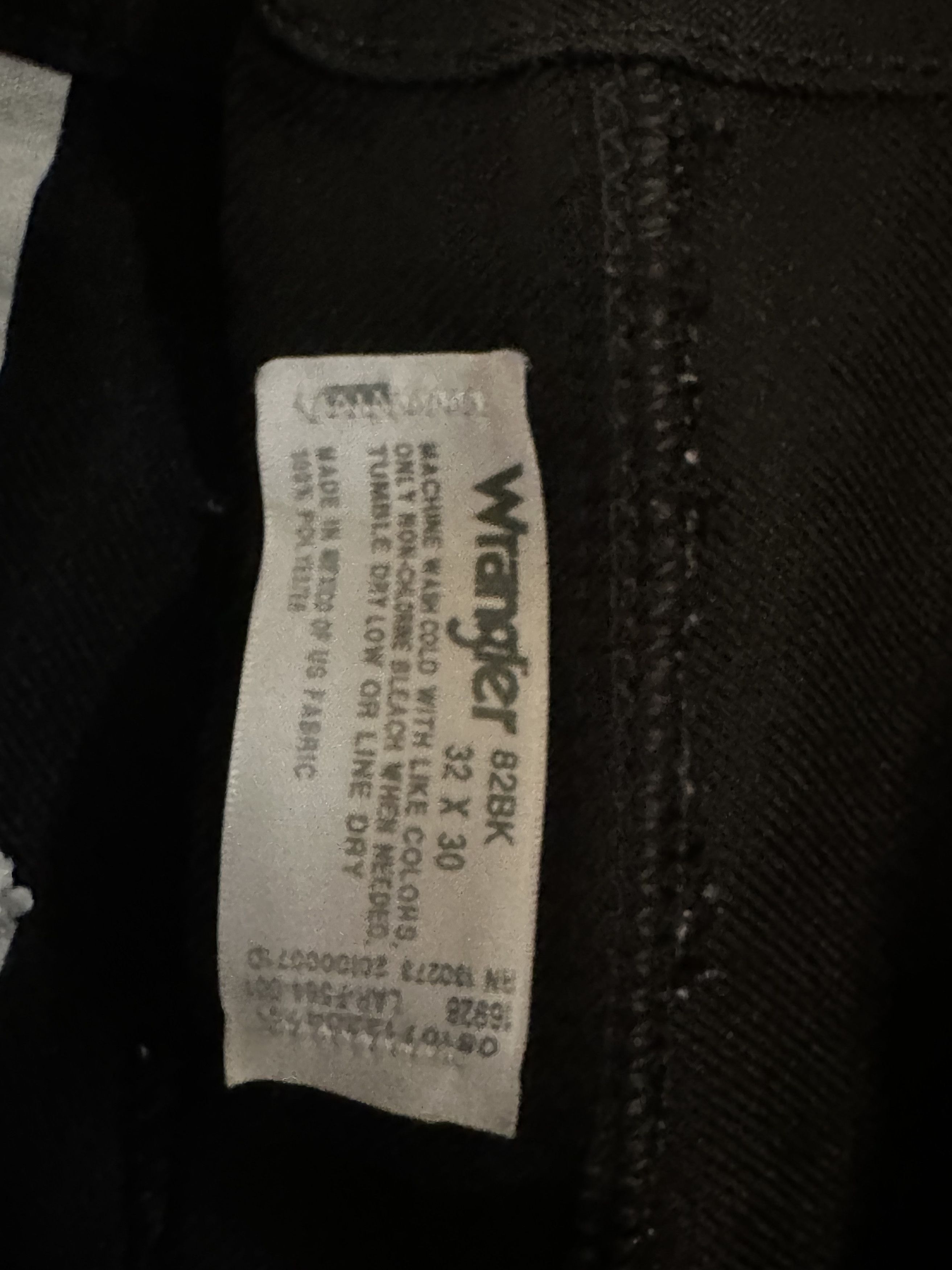 Wrangler 2000s Wrangler Black Jeans Size US 30 / EU 46 - 3 Thumbnail