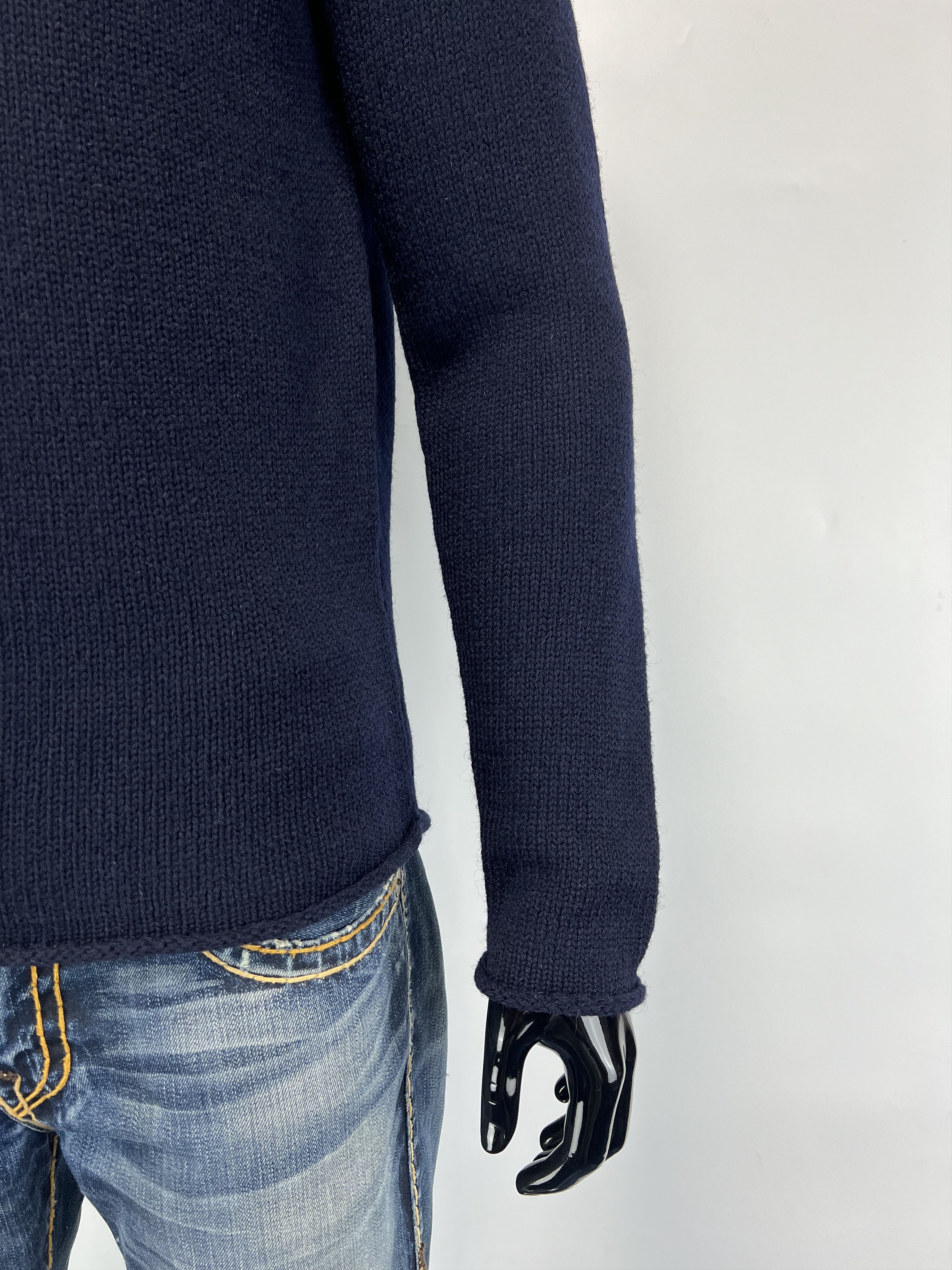 Norse Projects ‘Thore N Intarsia’ 100% Wool Knitted Sweater Big Logo Size US M / EU 48-50 / 2 - 8 Thumbnail