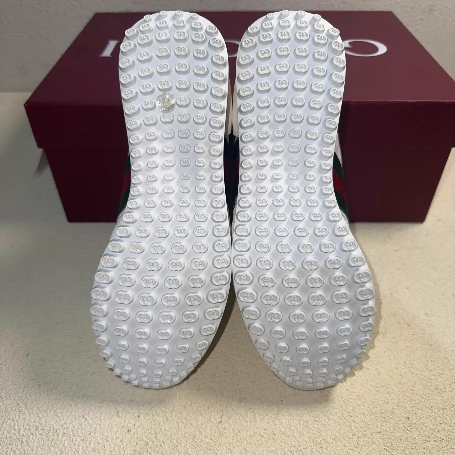 Gucci GUCCI Horsebit 1955 Women's White High-Top Sneaker 36 Size US 5.5 / IT 35.5 - 4 Thumbnail