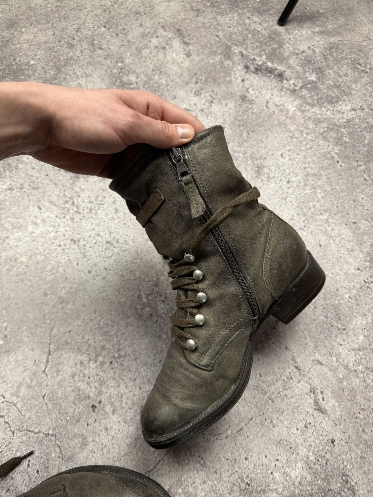 A.S.98 STRAPS BELTED A.S 98 style Boots Leather Style Rick Owens Size US 7.5 / IT 37.5 - 14 Thumbnail