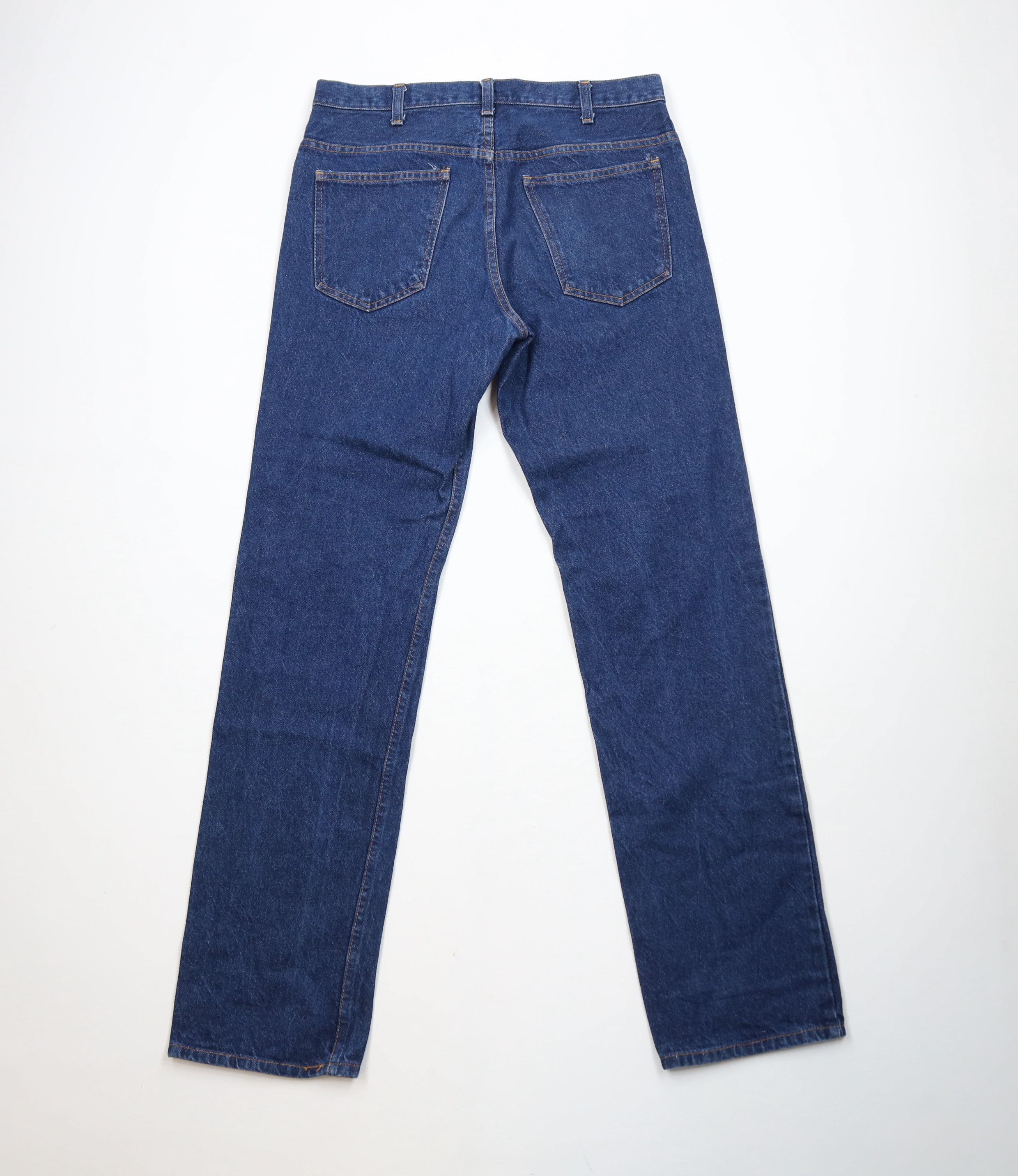 Vintage Vintage 80s Streetwear Leg Denim Jeans Blue Cotton USA Size US 34 / EU 50 - 8 Thumbnail