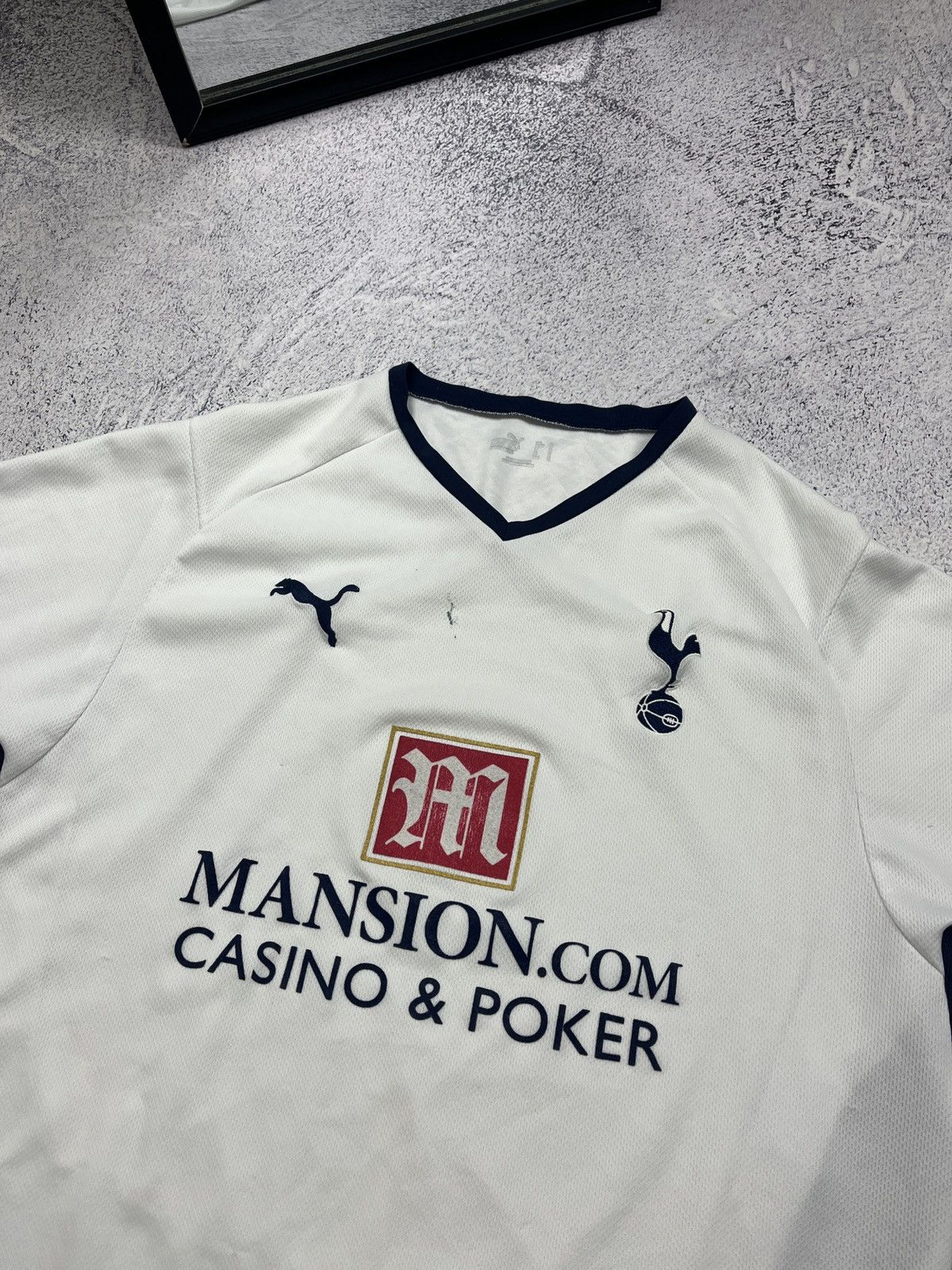 Puma × Vintage Tottenham Hotspur 2008/09 Home Soccer Jersey Football Shirt Size US M / EU 48-50 / 2 - 4 Thumbnail