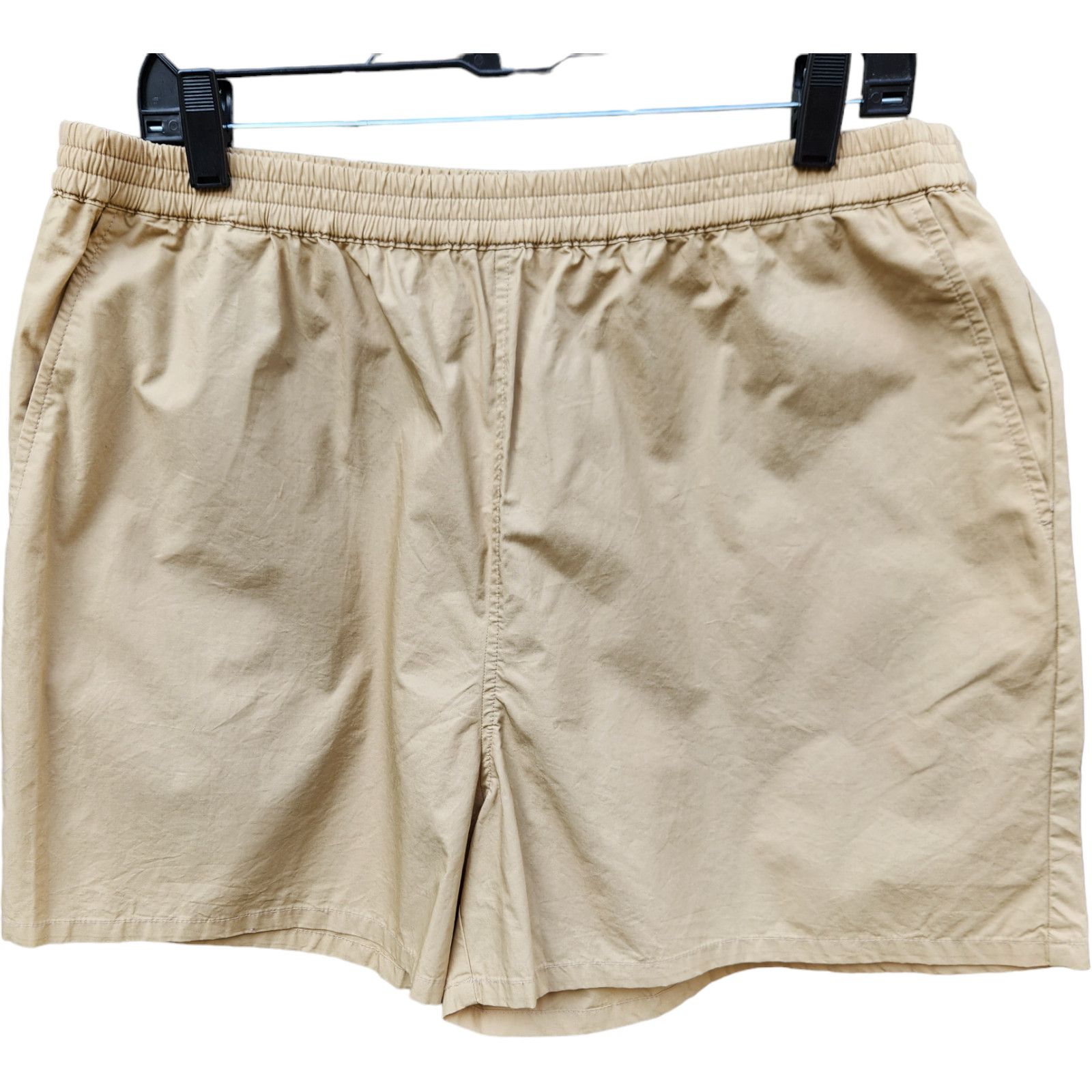 BP. BP. Cotton Athletic Shorts Womens Large Beige Nougat Kacki Size 36" / US 14 / IT 50 - 1 Thumbnail