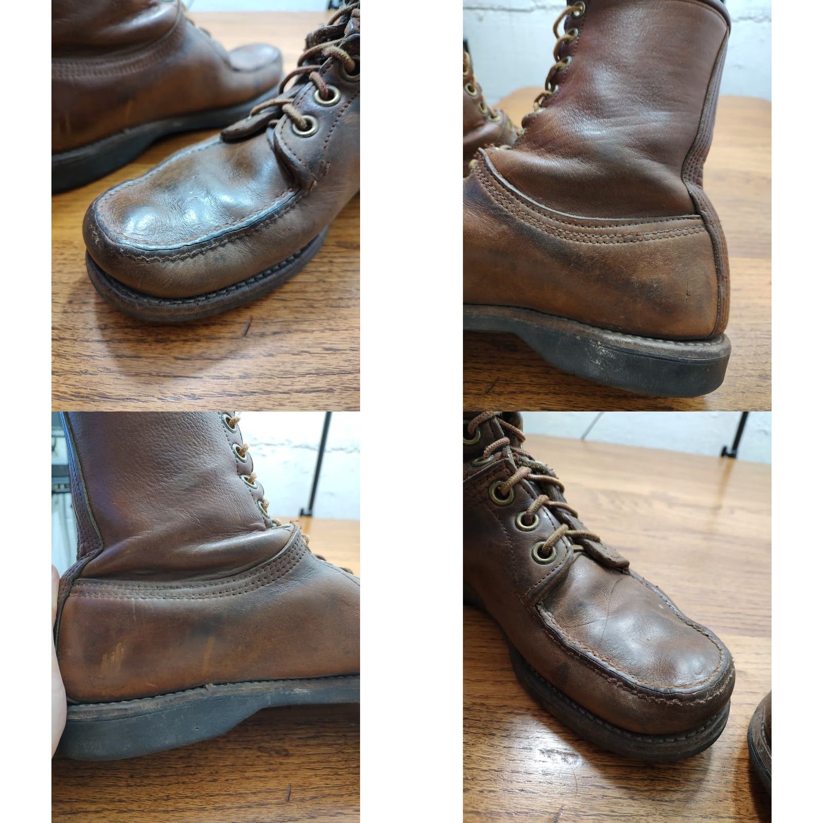 Vintage VINTAGE Itasca Boots Mens 11 Brown Leather Lace Up Outdoor Work Hiking 80s Mens Boots Size US 10 / EU 43 - 9 Thumbnail
