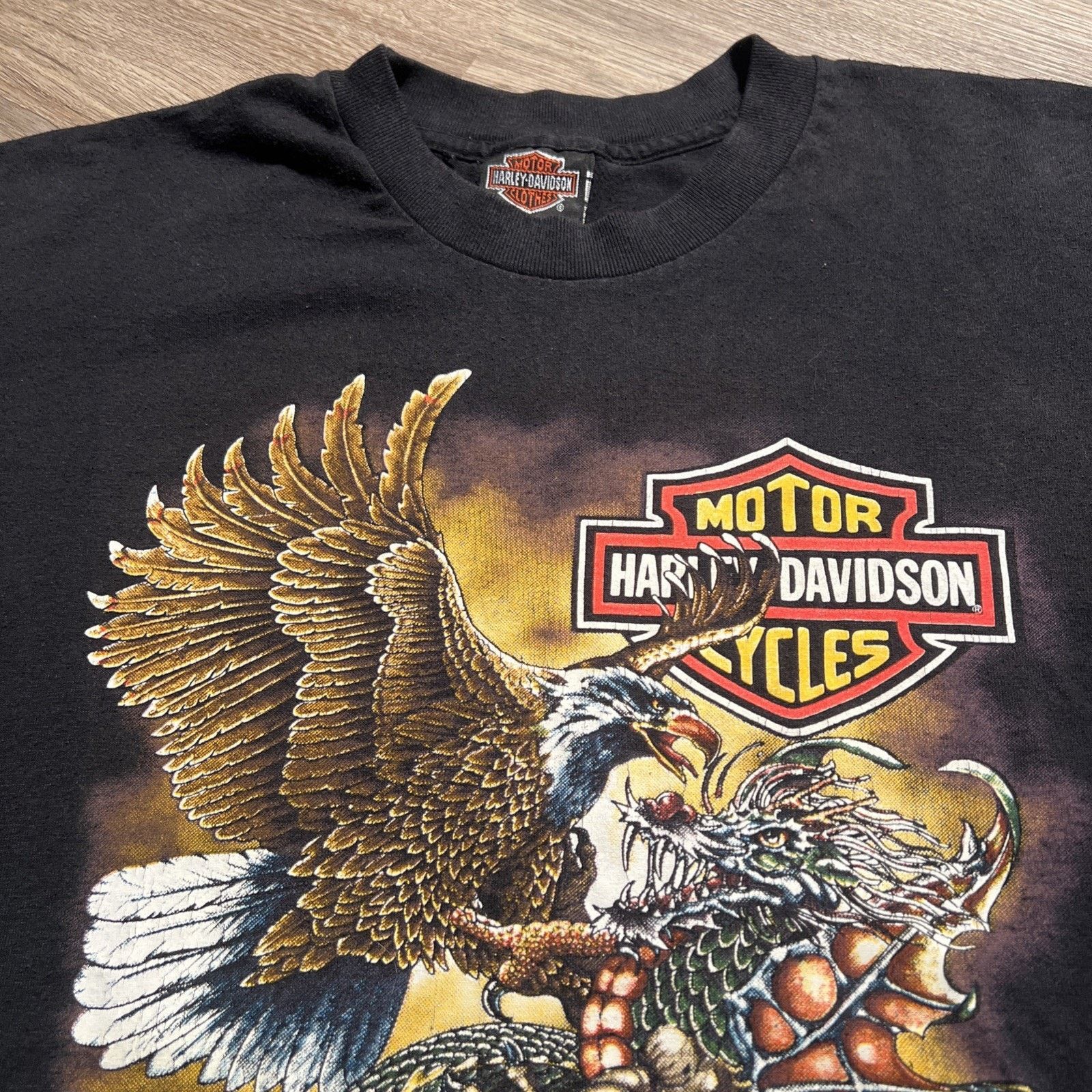 & Other Stories Vintage 88 Harley-Davidson Eagle Snake Battle XL 3D Emblem Size US XL / EU 56 / 4 - 7 Thumbnail