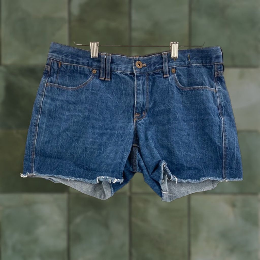 Madewell Madewell Shorts Womens 29 Relaxed Denim Cut-Off Light Blue 5-Pocket Stretch Summer Casual Womens Size 29" - 1 Thumbnail