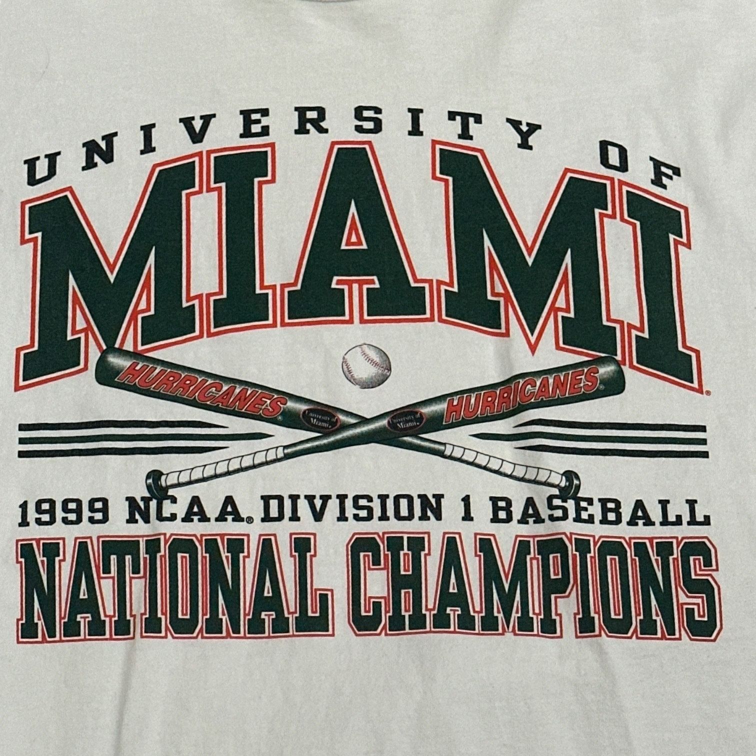 Jansport Miami jansport longsleeve baseball 1999 national champions Size US L / EU 52-54 / 3 - 2 Thumbnail