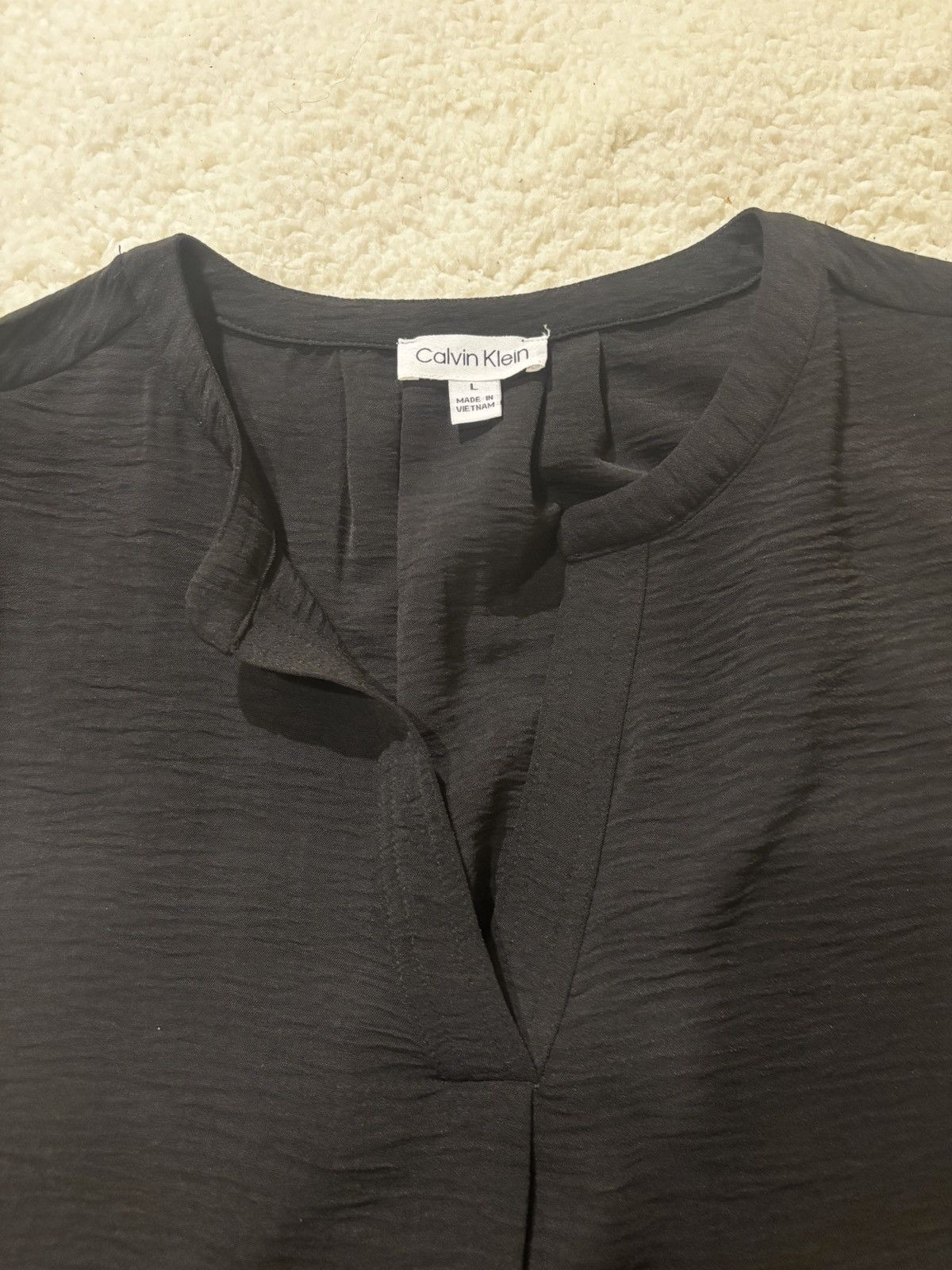 Calvin Klein Black top0358 Size L / US 10 / IT 46 - 8 Thumbnail