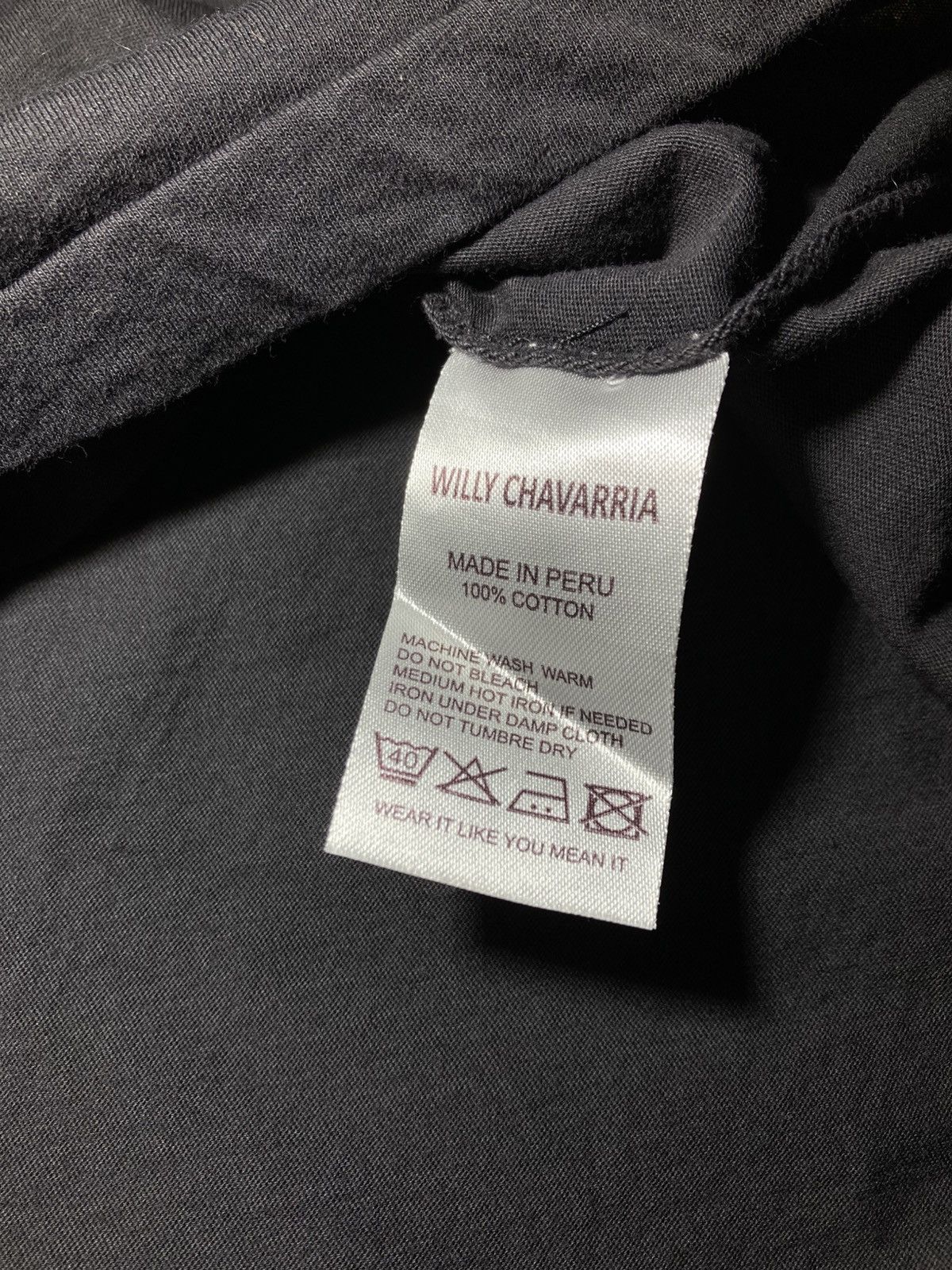 Willy Chavarria SS16 Willy Chavarria Stay Black Slogan Race Politics Baggy Size US L / EU 52-54 / 3 - 7 Thumbnail