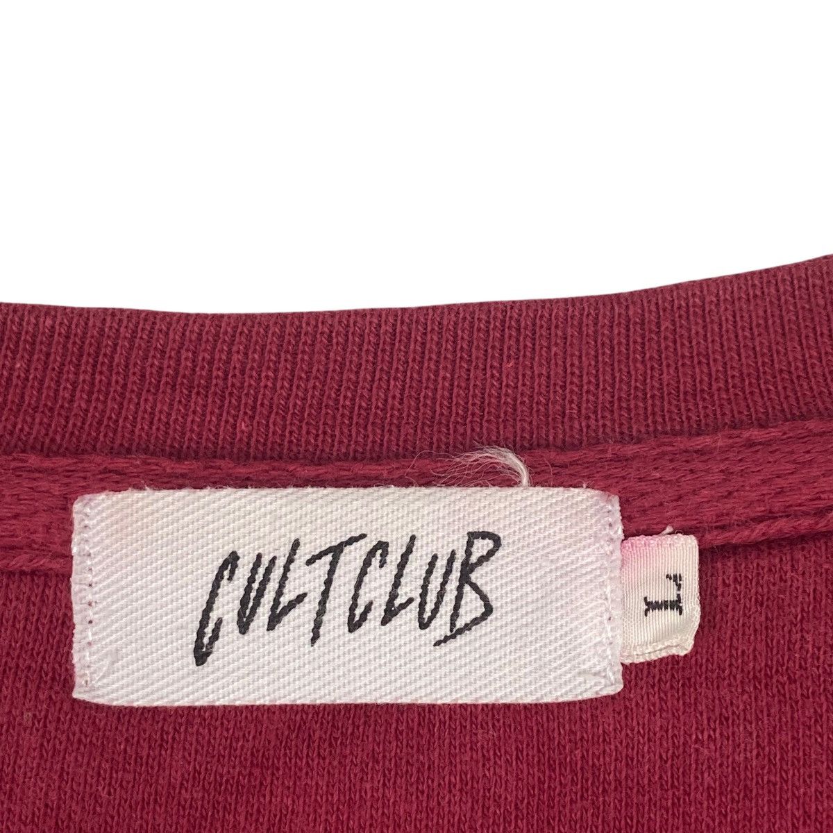 Other Vintage Cult Club Clothing Sweatshirt Crewneck Red Size US L / EU 52-54 / 3 - 7 Thumbnail