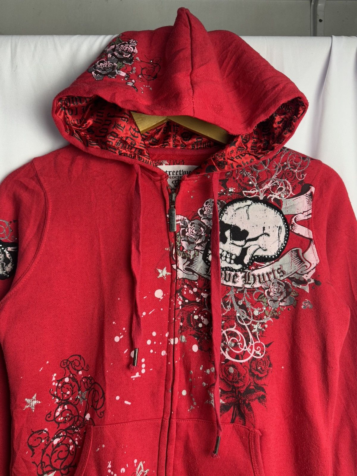 If Six Was Nine × Japanese Brand × Le Grande Bleu (L.G.B.) Gothic Japanese Skulls Hoodie Size US S / EU 44-46 / 1 - 4 Thumbnail