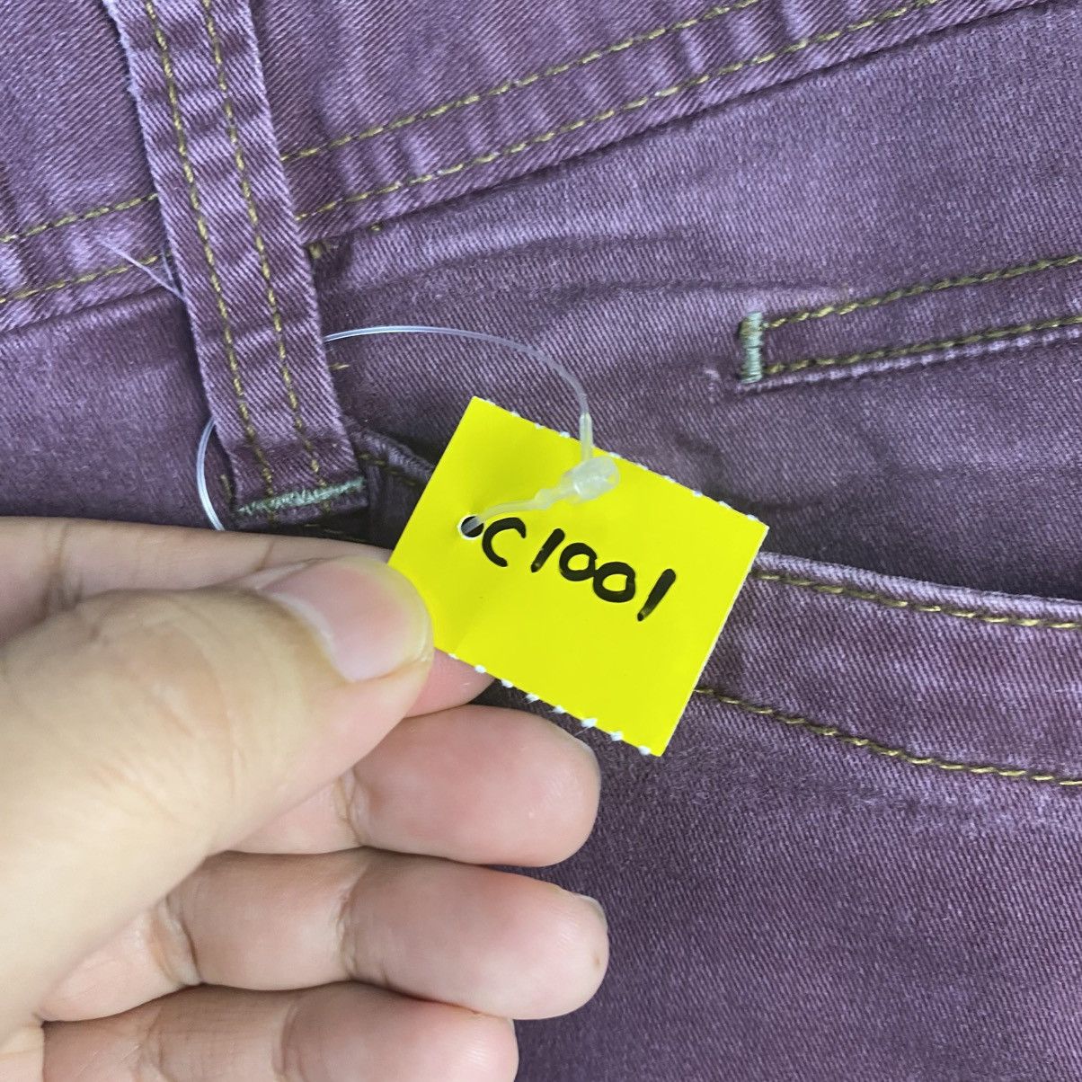 Japanese Brand DL G Ground Purple Cargo Multipocket Pants #C1001 Size US 33 - 13 Thumbnail