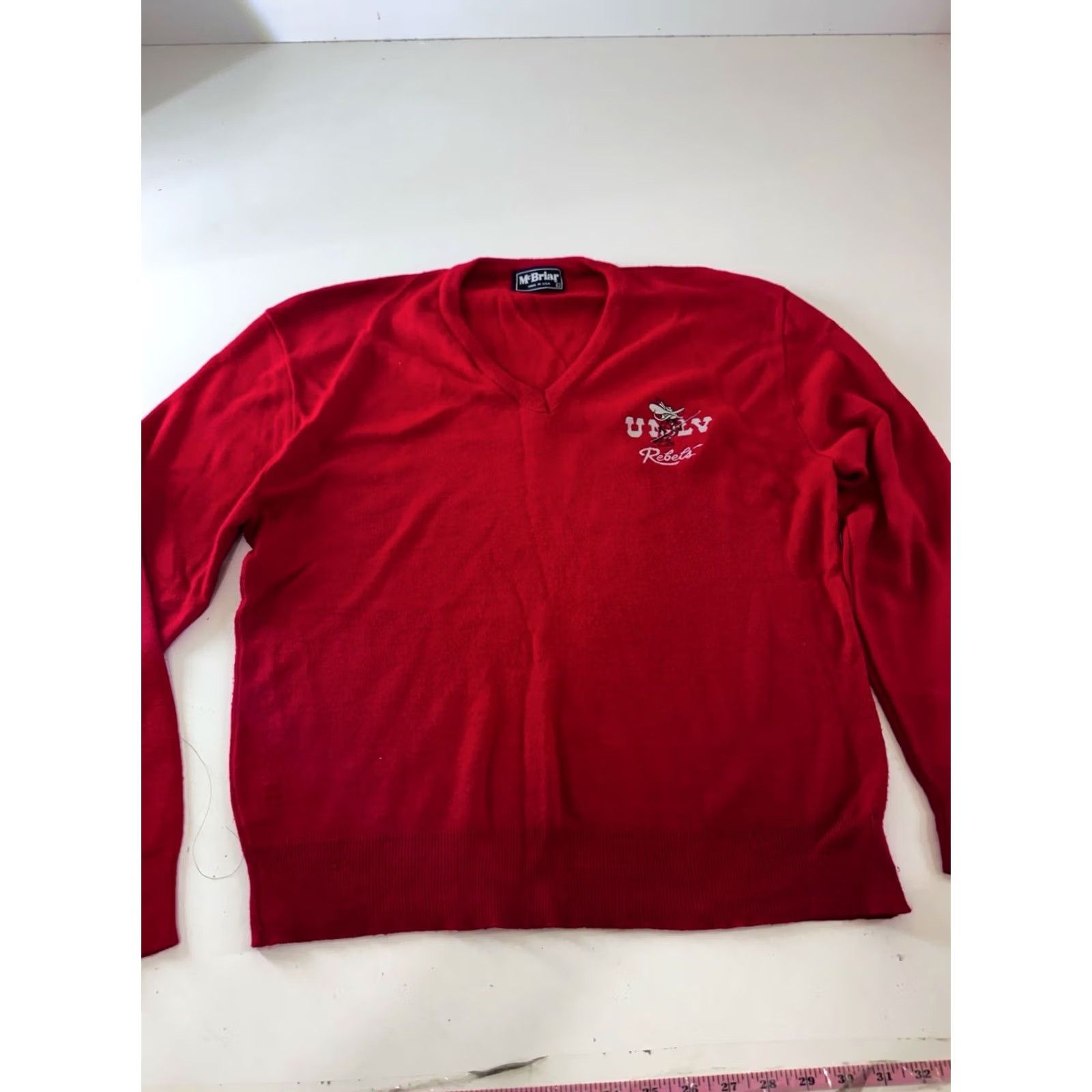 Vintage VINTAGE UNLV Rebels SWEATER Large L 1990s Mens Size US L / EU 52-54 / 3 - 3 Thumbnail