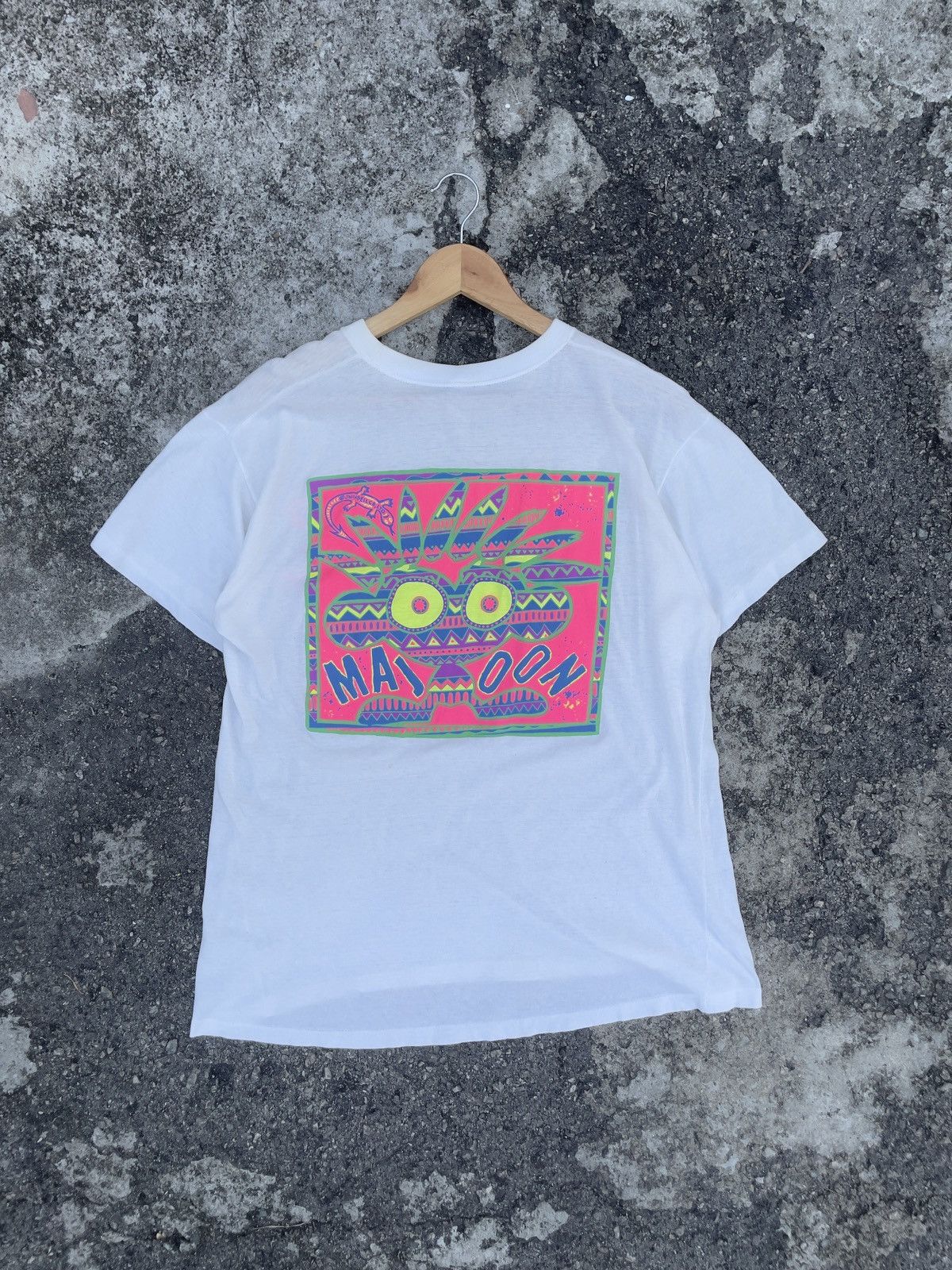 Japanese Brand Vintage Surfing Tee Majoon Swinbell Japan Size US M / EU 48-50 / 2 - 1 Thumbnail