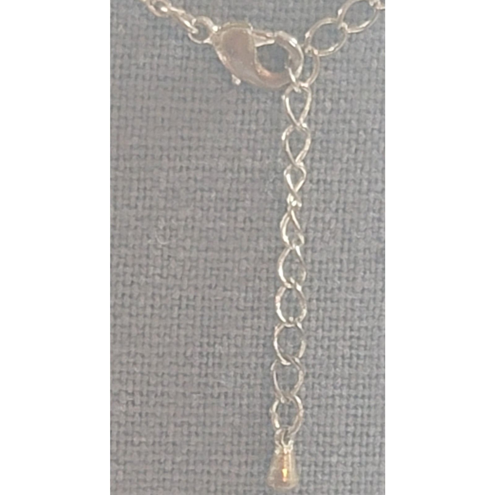Other Blue Green Multi Bead 8.5" Necklace Anchor Chain Delicate Size ONE SIZE - 3 Thumbnail