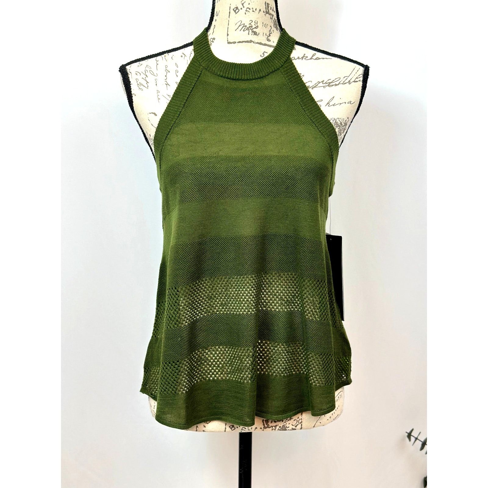 Other MPG Sport Halter Sleeveless Tank Top Allude S Size S / US 4 / IT 40 - 2 Thumbnail