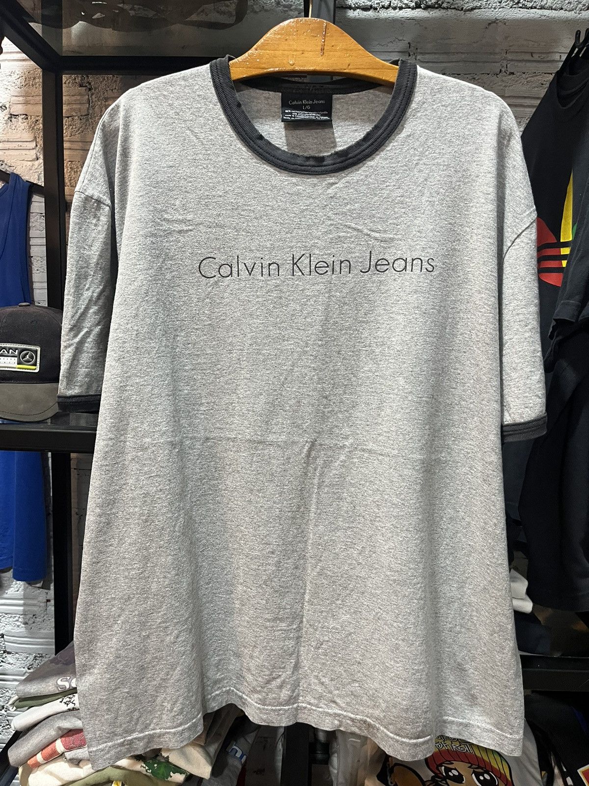 Calvin Klein CK Calvin Klein Jeans Ringer Tee 90s Size US L / EU 52-54 / 3 - 1 Thumbnail