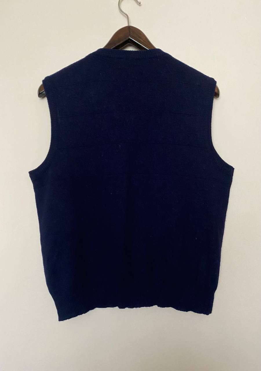 Yves Saint Laurent Yves Saint Laurent vintage 80s wool vest embroidered logo Size US M / EU 48-50 / 2 - 6 Thumbnail