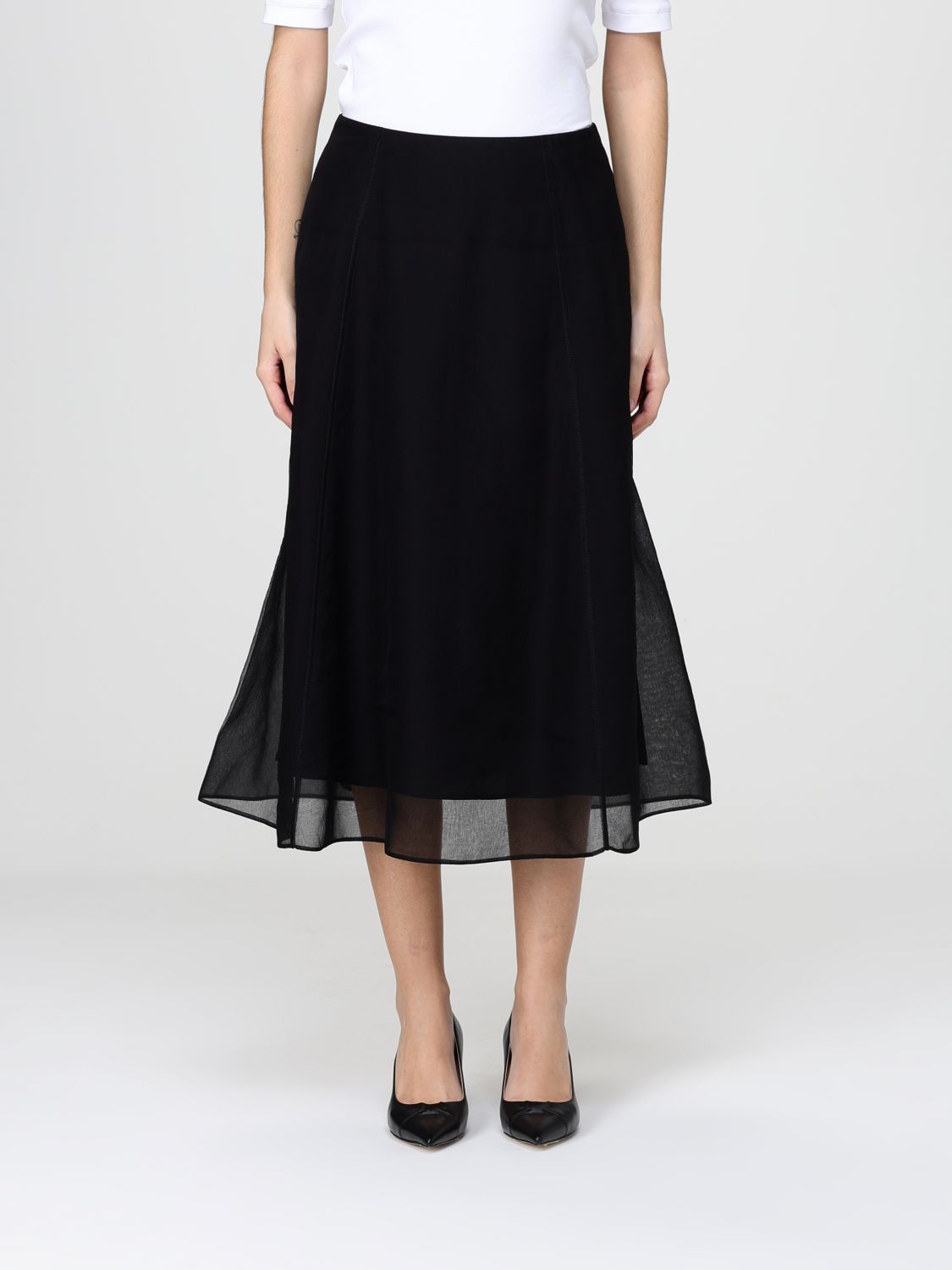 Brunello Cucinelli Skirt Woman Black