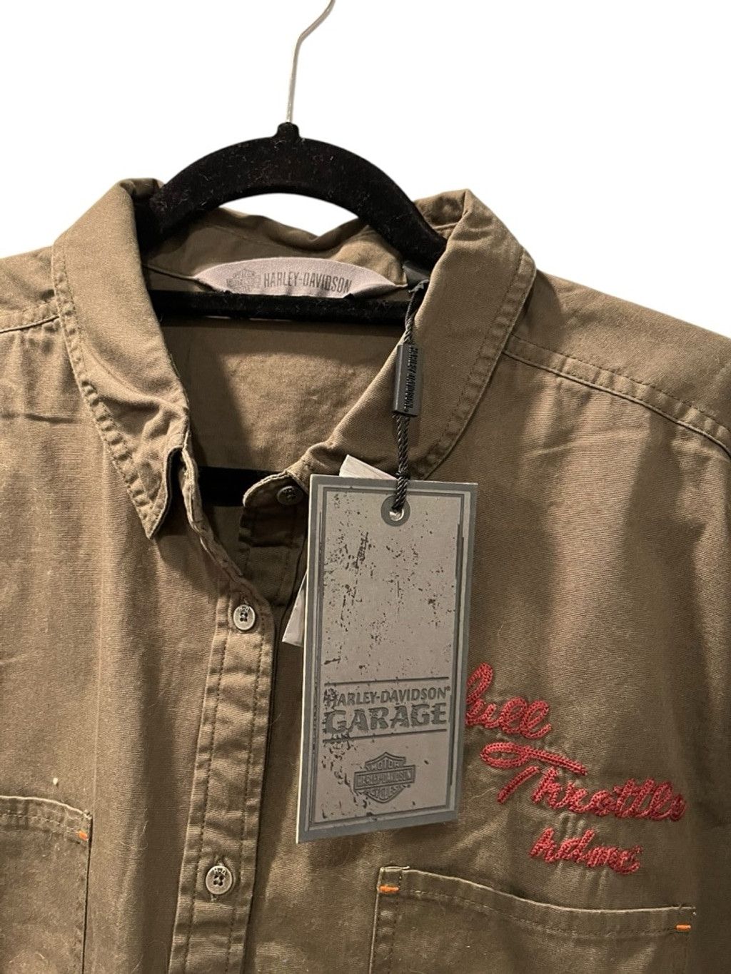 Harley Davidson Harley Davidson NWT Full Throttle Button Down Shirt Size 2XL Size US XXL / EU 58 / 5 - 3 Thumbnail
