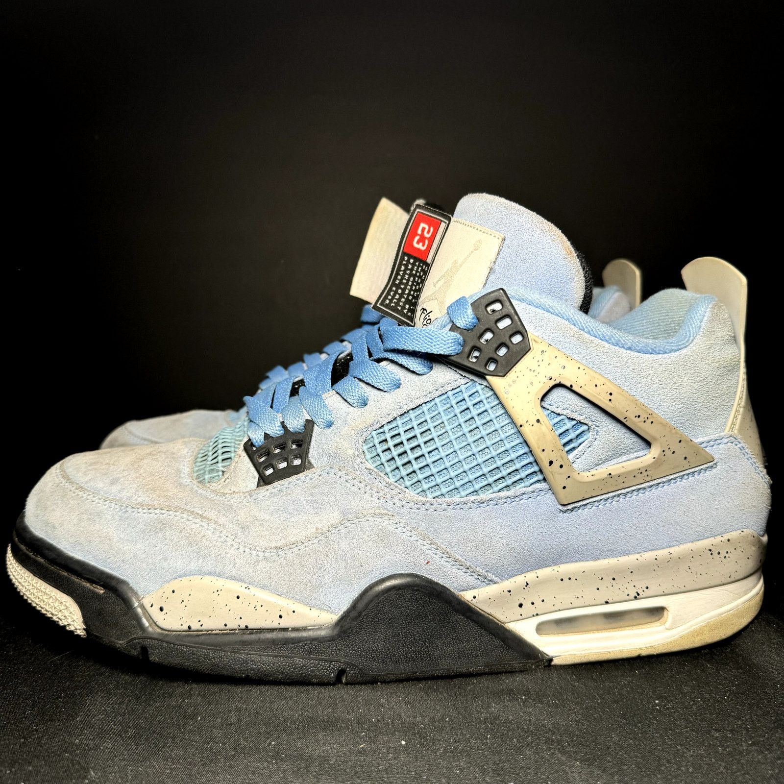 Jordan Brand × Nike Size 12 Nike Air Jordan 4 Retro University Blue Men's Shoes Size US 12 / EU 45 - 9 Thumbnail